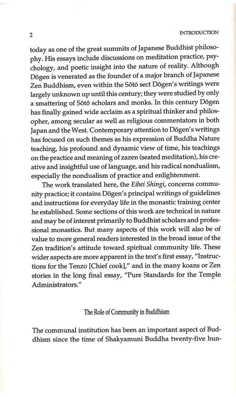 Dogen's Pure Standards for the Zen Community: A Translation of Eihei Shingi、mySite、topwebapps