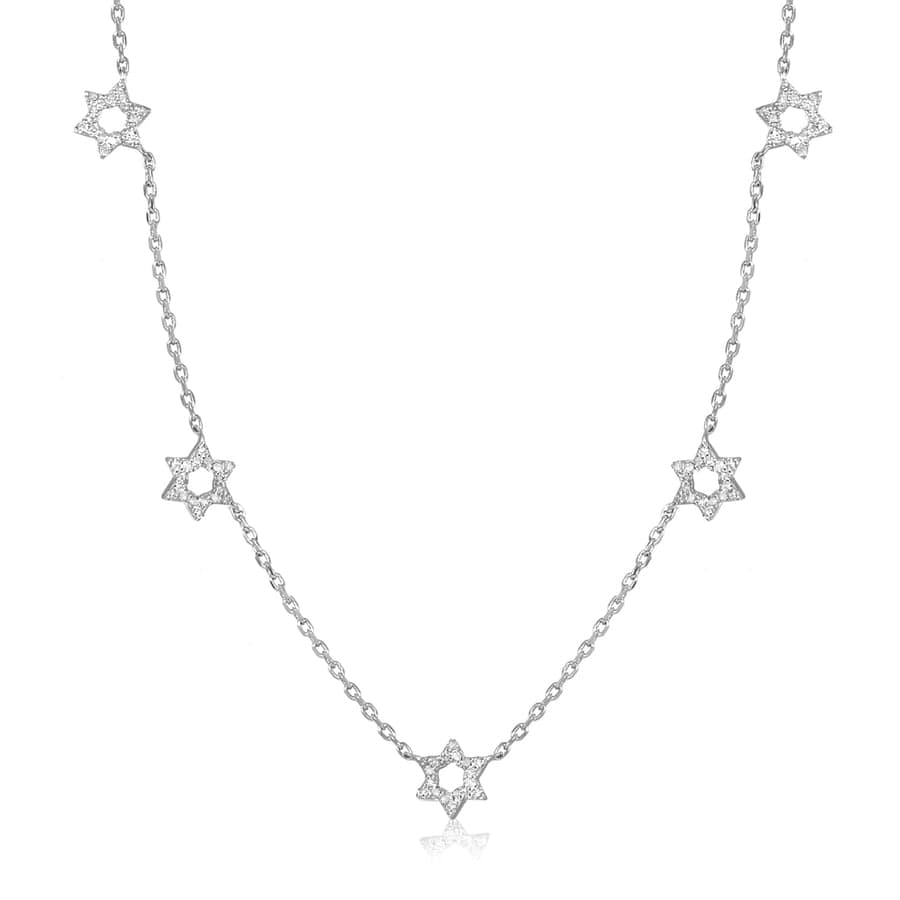 Radiant Diamond Star of David Necklace、mySite、topwebapps