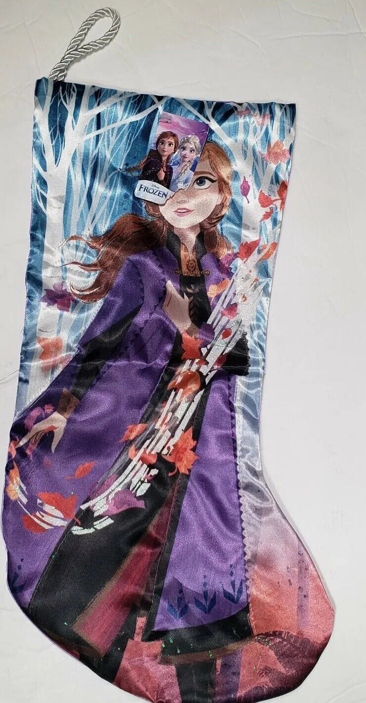 Disney Frozen 2 Anna Christmas Stocking with Loop Christmas Holiday NWT, Medium, Multi、mySite、g9winljtr