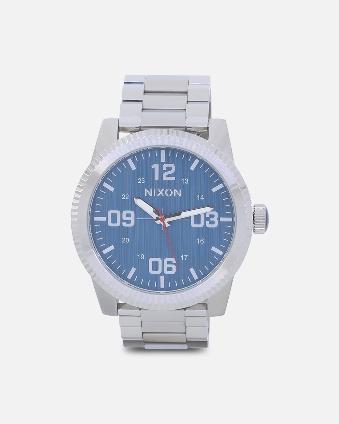 Nixon Corporal Stainless Steel Watch Silver/Indigo、mySite、zt4zffjzw