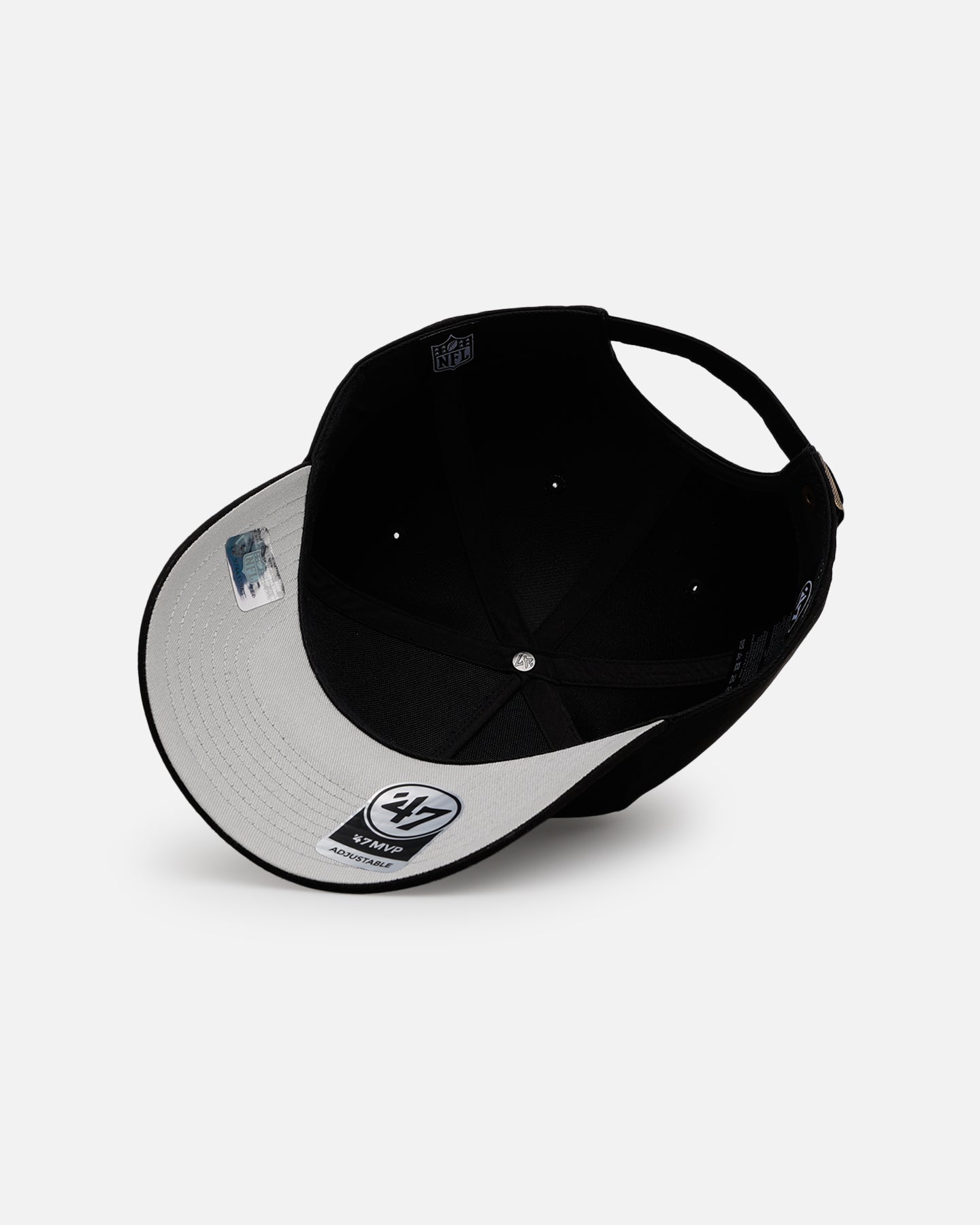 47 Brand Las Vegas Raiders 'Ultrasuede' 47 MVP Strapback Black/White、mySite、zt4zffjzw