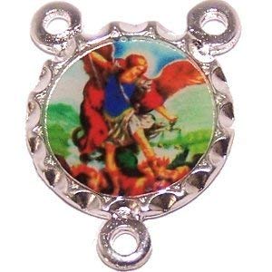 Arch Angel Michael resined silver-toned center (2cm - 0.8)、mySite、topwebapps