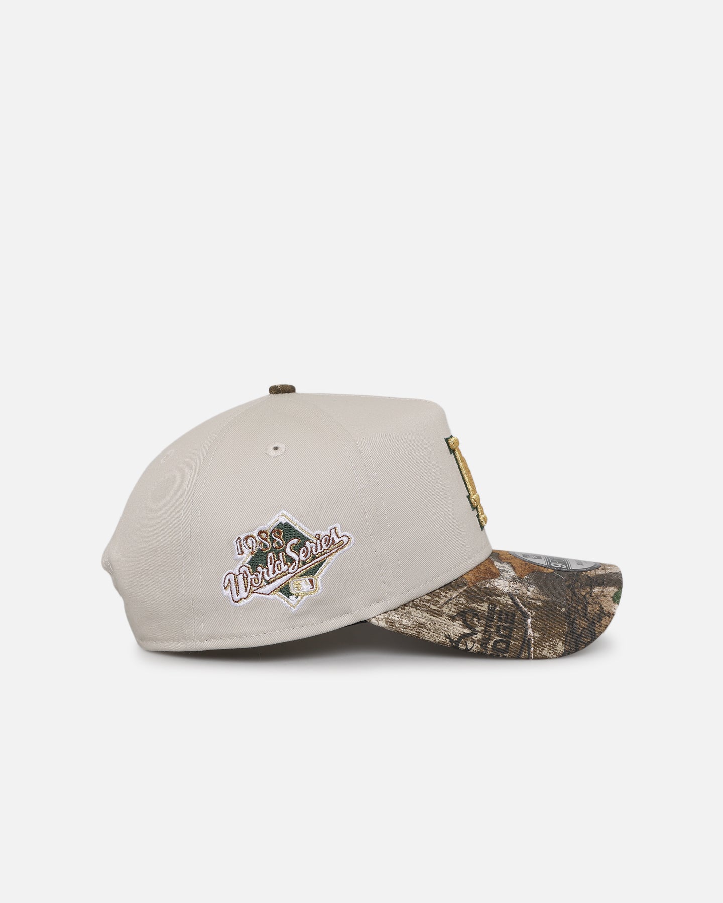 New Era Los Angeles Dodgers 'Real Tree Stone' 9FORTY A-Frame Snapback Stone、mySite、zt4zffjzw