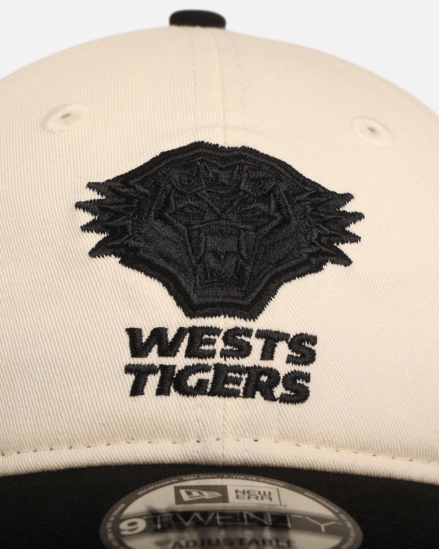 New Era Wests Tigers 'NRL Two Tone' 9TWENTY Strapback Chrome White/Black、mySite、zt4zffjzw