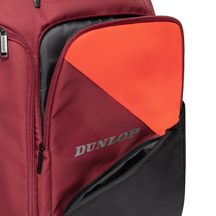 Dunlop CX Performance Backpack Racquet Bag (Red)