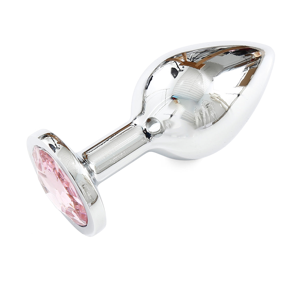 Silver Butt Plug Light Pink Large、mySite、bottomscart