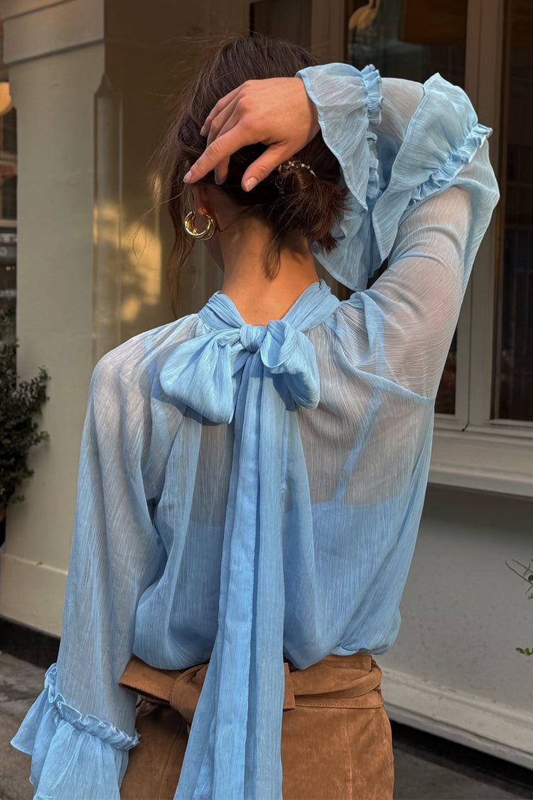 Pastel Blue Elinor Blouse、mySite、solidvoid