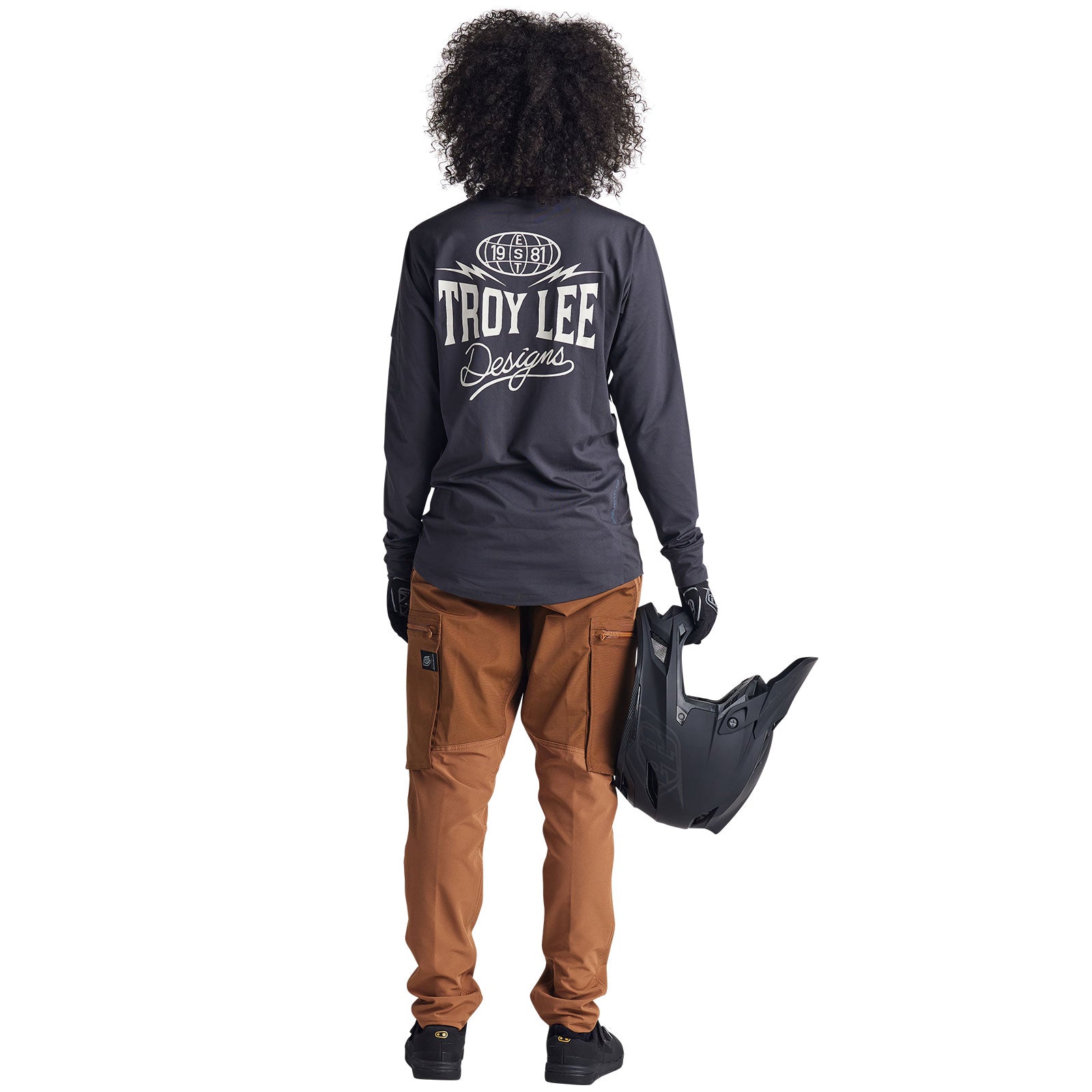 Ruckus Long Sleeve Ride Tee Bolts Carbon、mySite、dreamappss