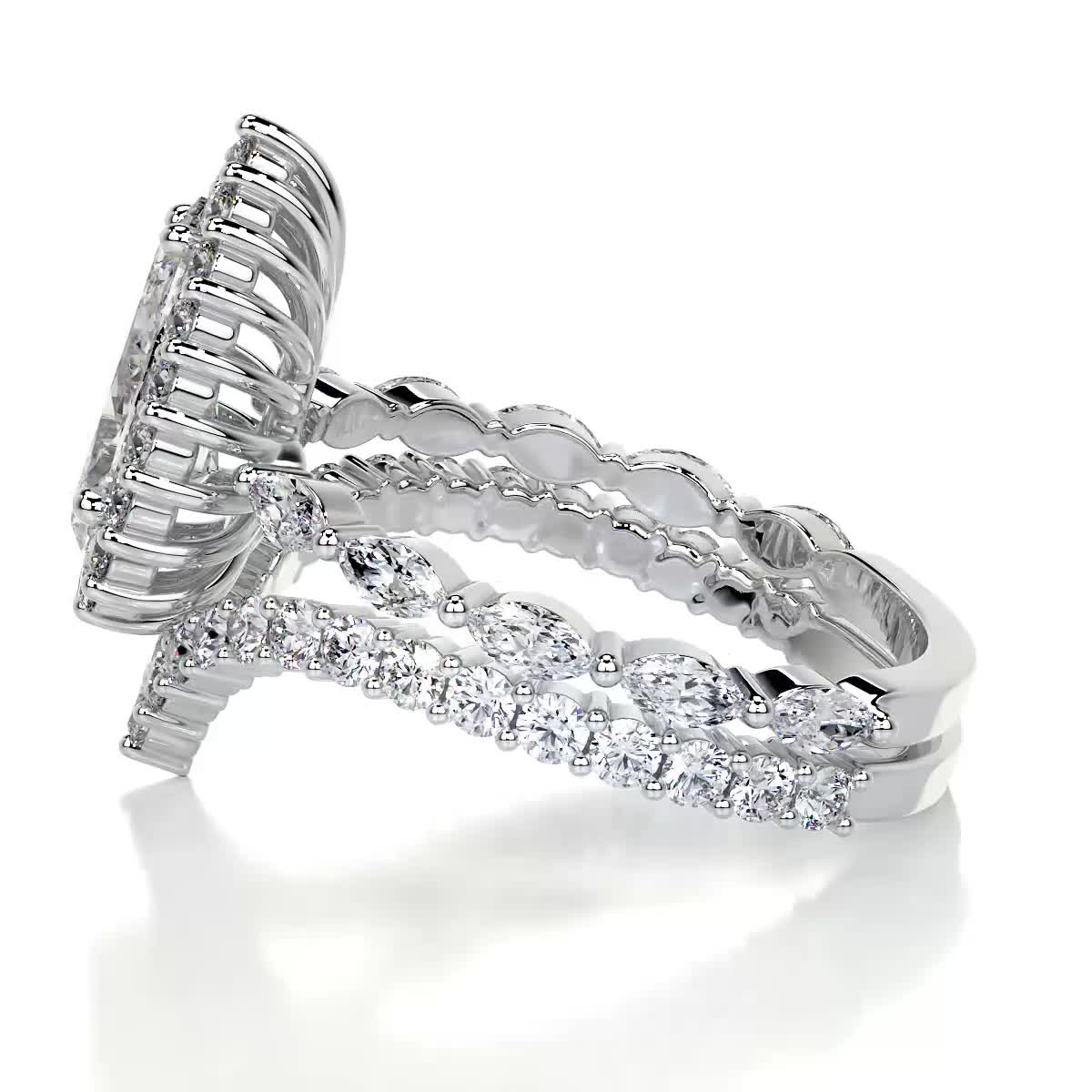 Dawn Diamond Bridal Set -18K White Gold、mySite、hinf8tx79