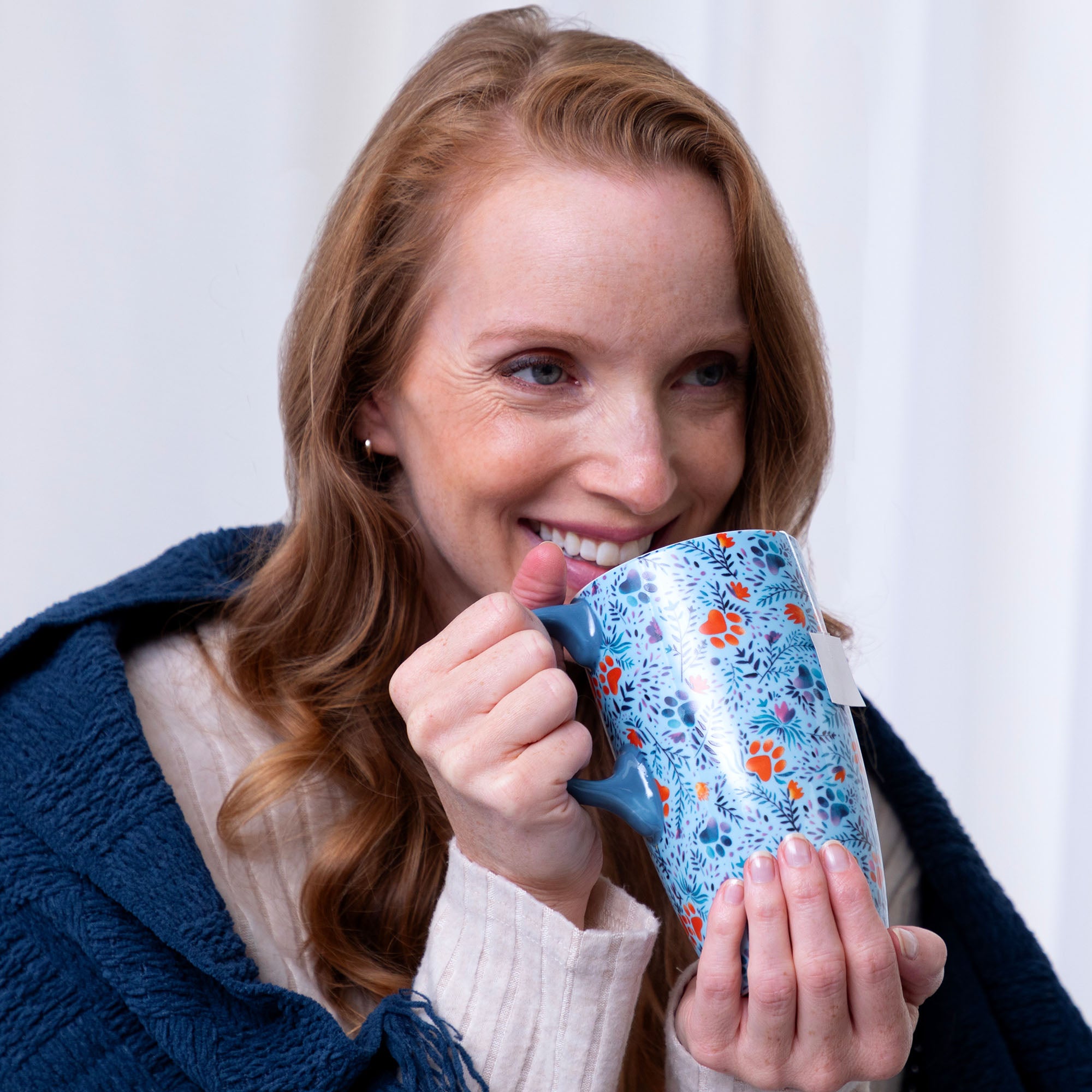 Paws & Prints Tall Ceramic Mug、mySite、camillekostekn