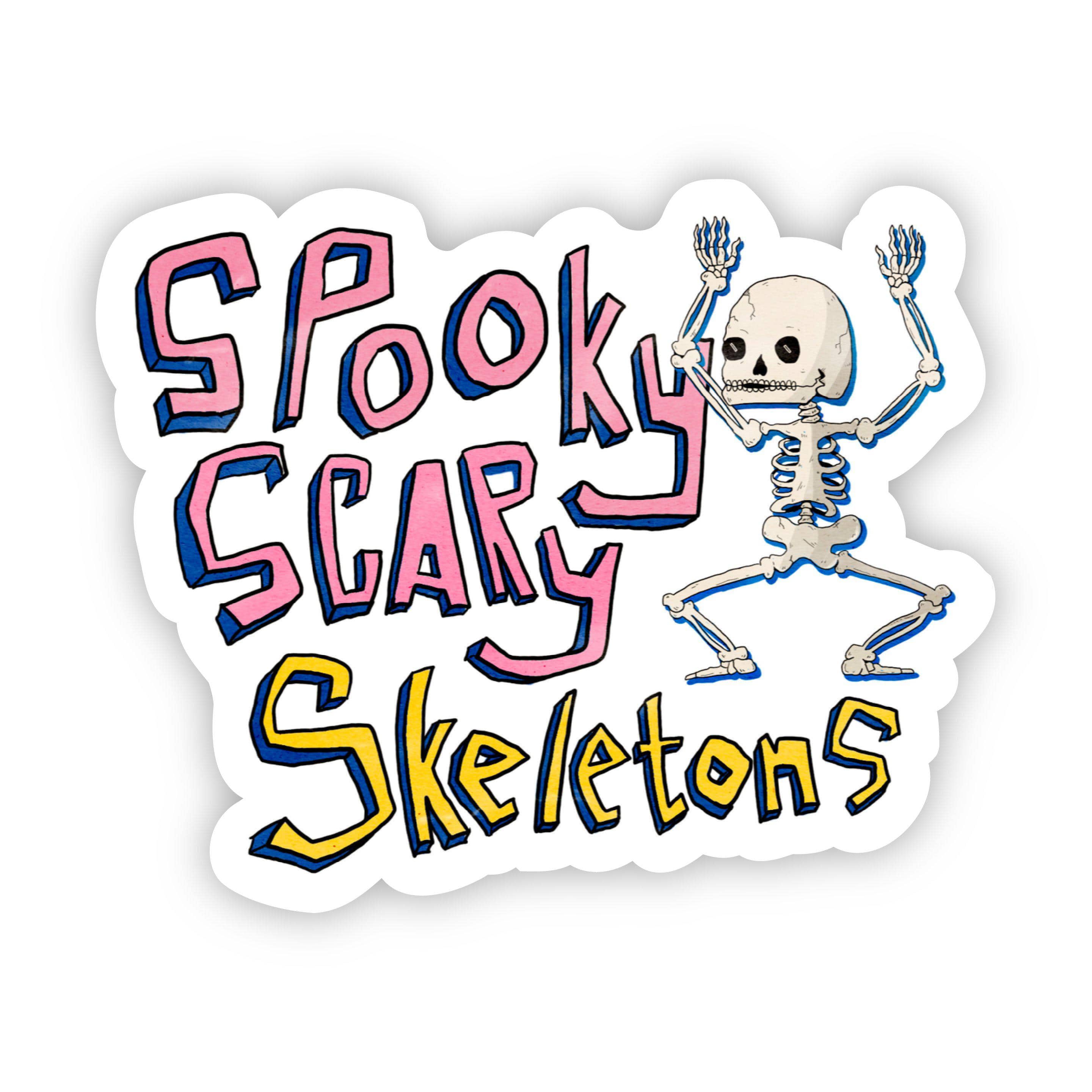  Spooky Scary Skeletons Halloween Sticker、mySite、elrpsem3k