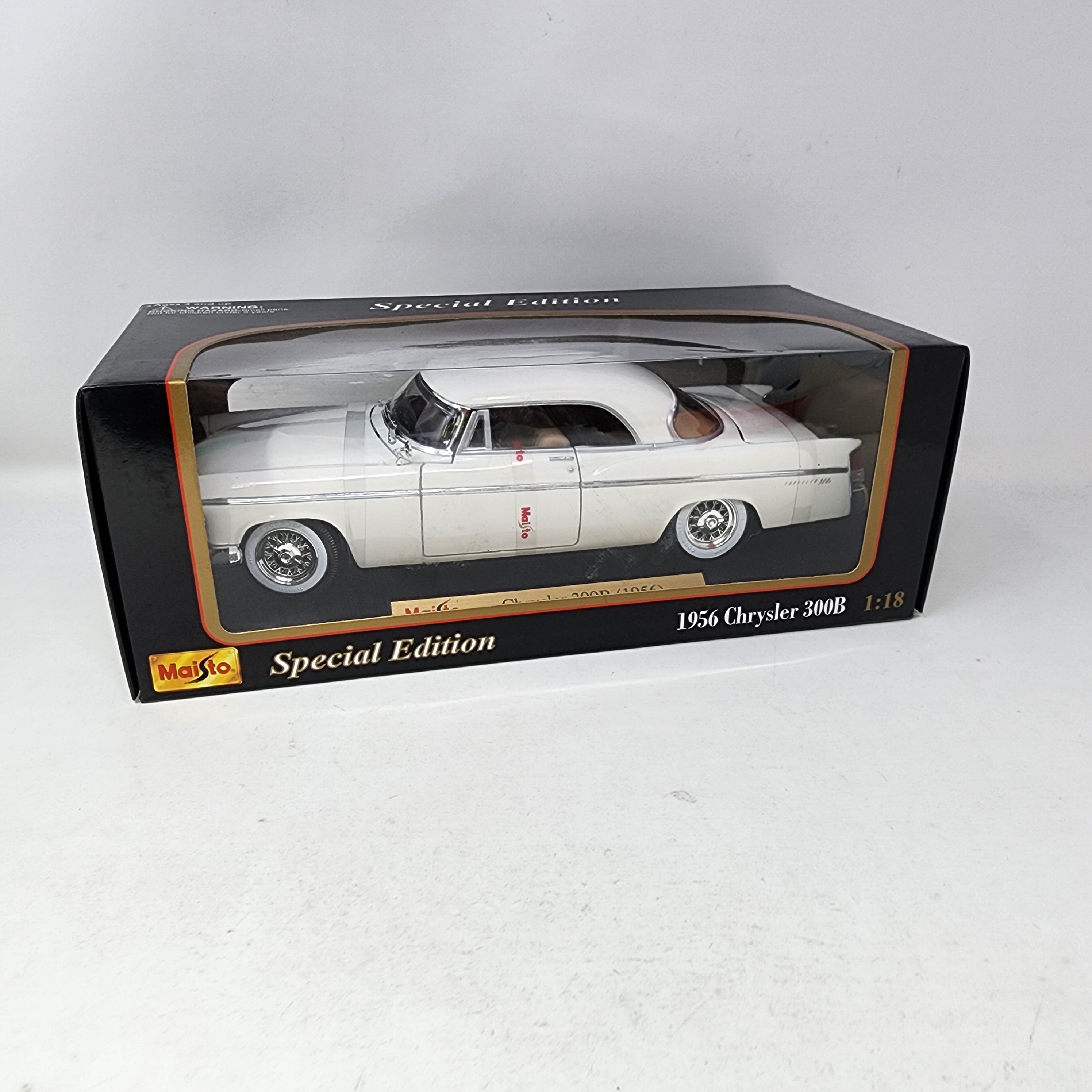 1956 Chrysler 300B * White * Maisto Premiere Edition 1/18 Scale、mySite、hgirdovlk