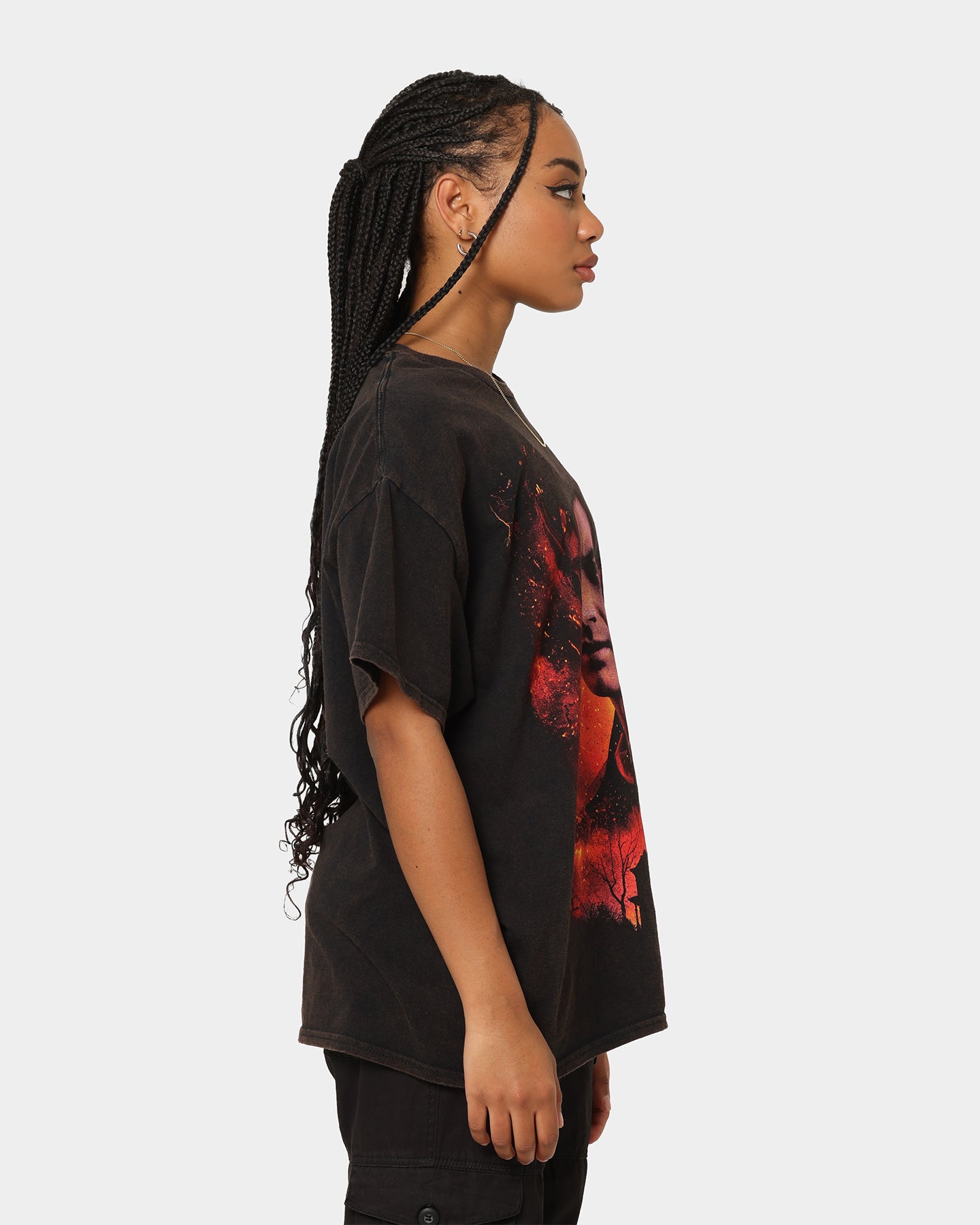 Goat Crew X Stranger Things Steve Vintage T-Shirt Black Wash、mySite、zt4zffjzw