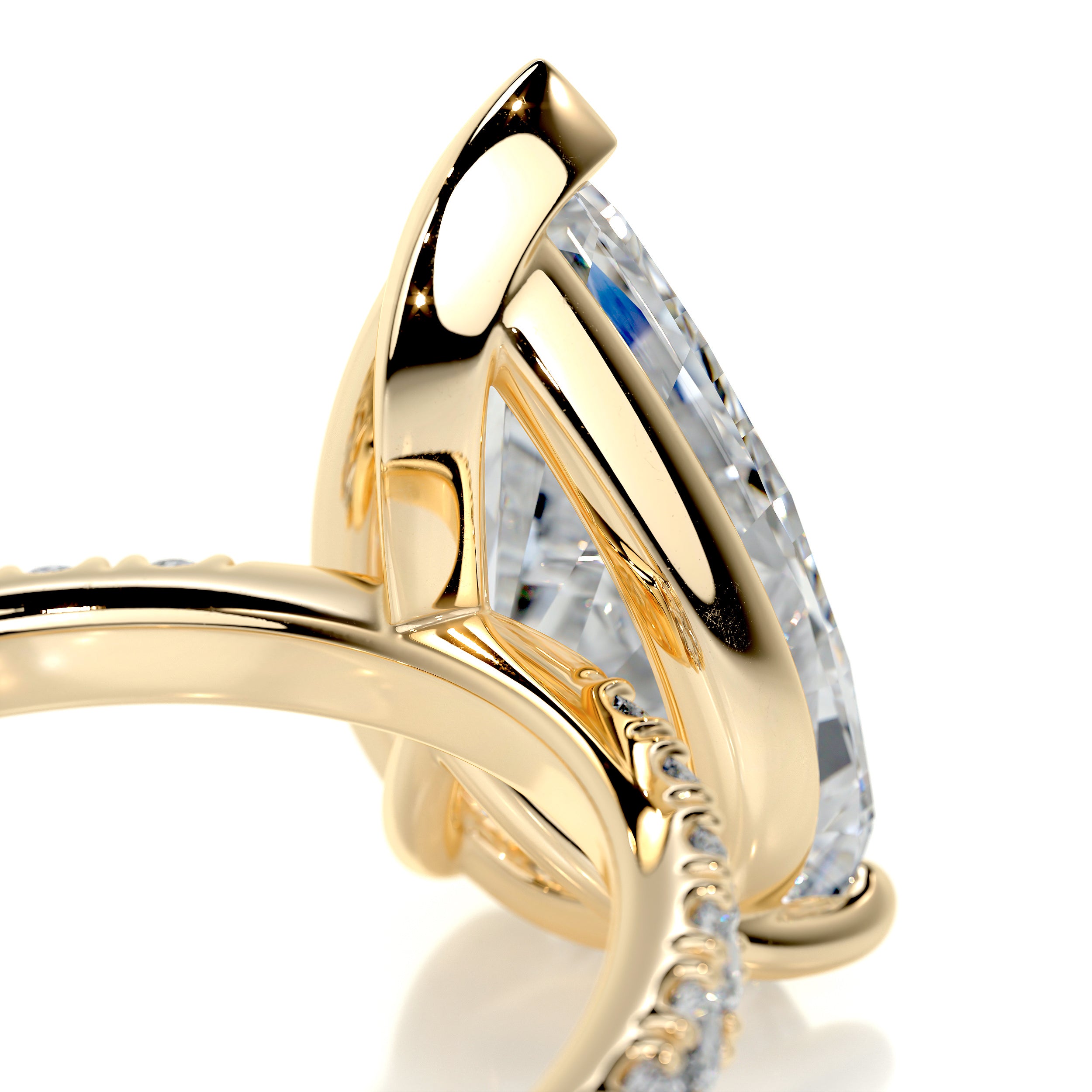 Jenny Diamond Engagement Ring -18K Yellow Gold、mySite、hinf8tx79