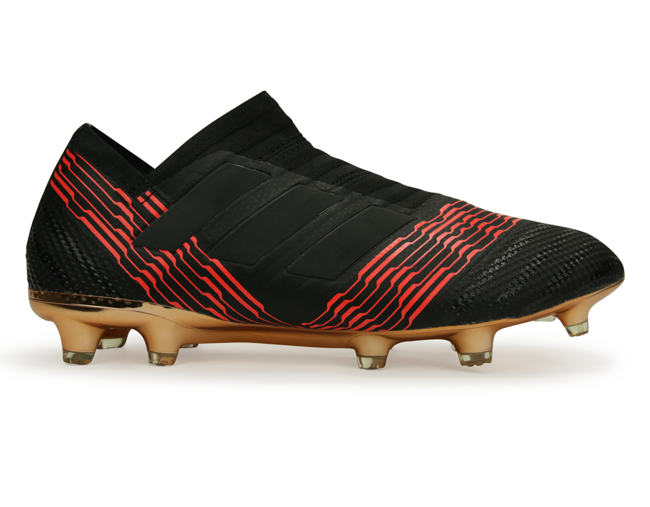 adidas Men's Nemeziz 17+ FG Core Black/Solar Red、mySite、noshort