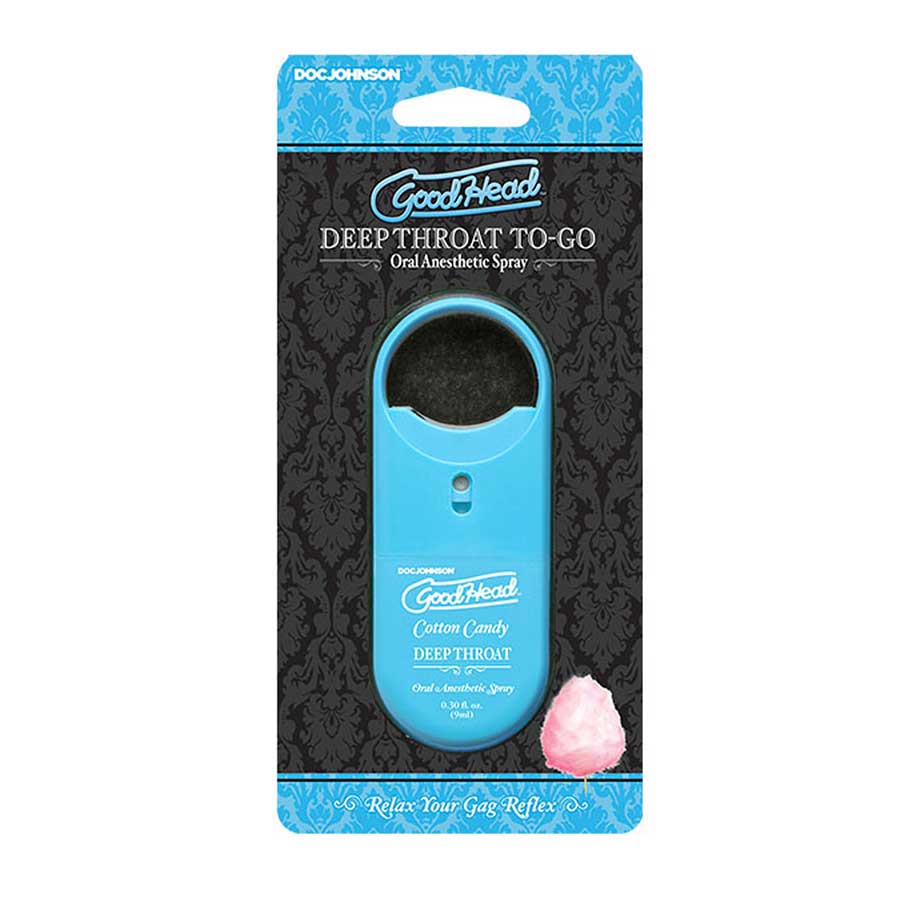 Good Head TO-GO Deep Throat Flavored Oral Sex Numbing Spray | .33 oz、mySite、bottomscart