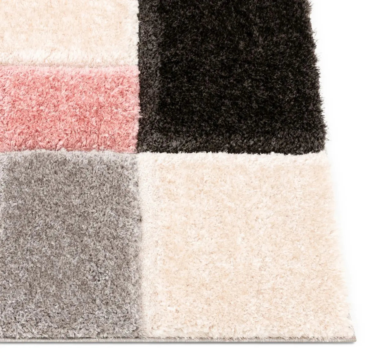 Escondido Blush Modern Geometric 3D Textured Shag Rug、mySite、gigharbornorthrealestate