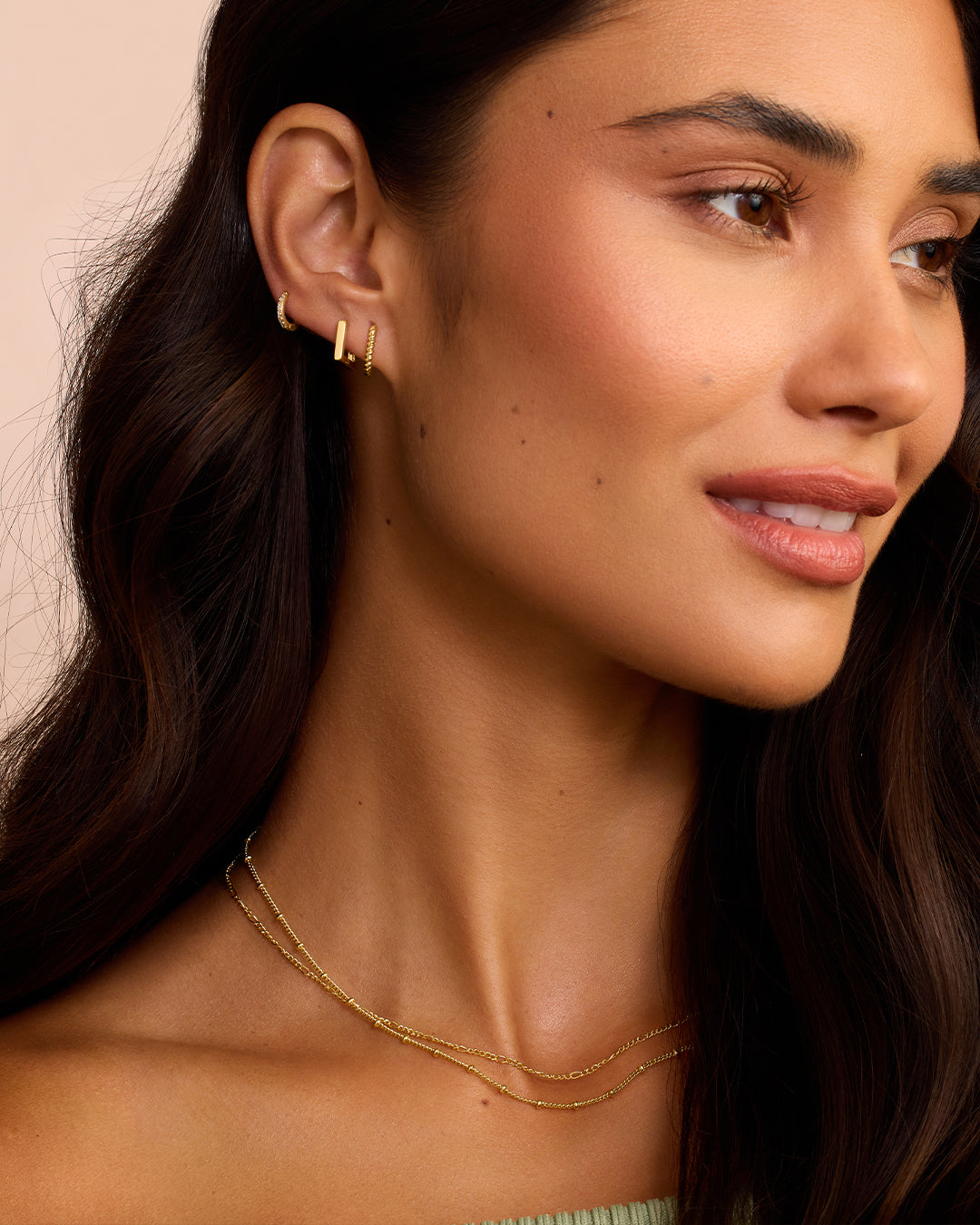 Shimmer Single Huggie、mySite、hinf8tx79