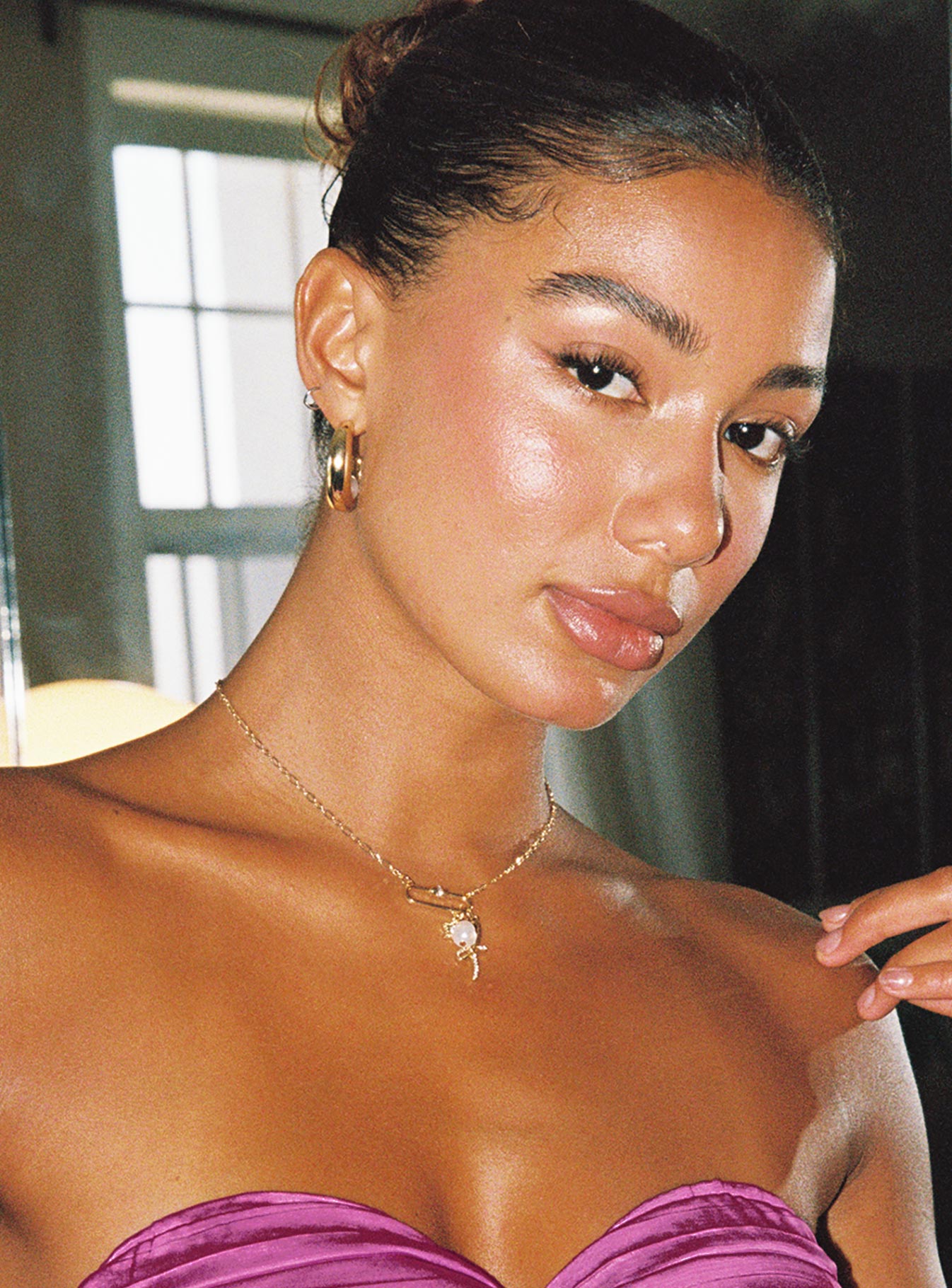 Attachment Necklace Gold、mySite、solidvoid