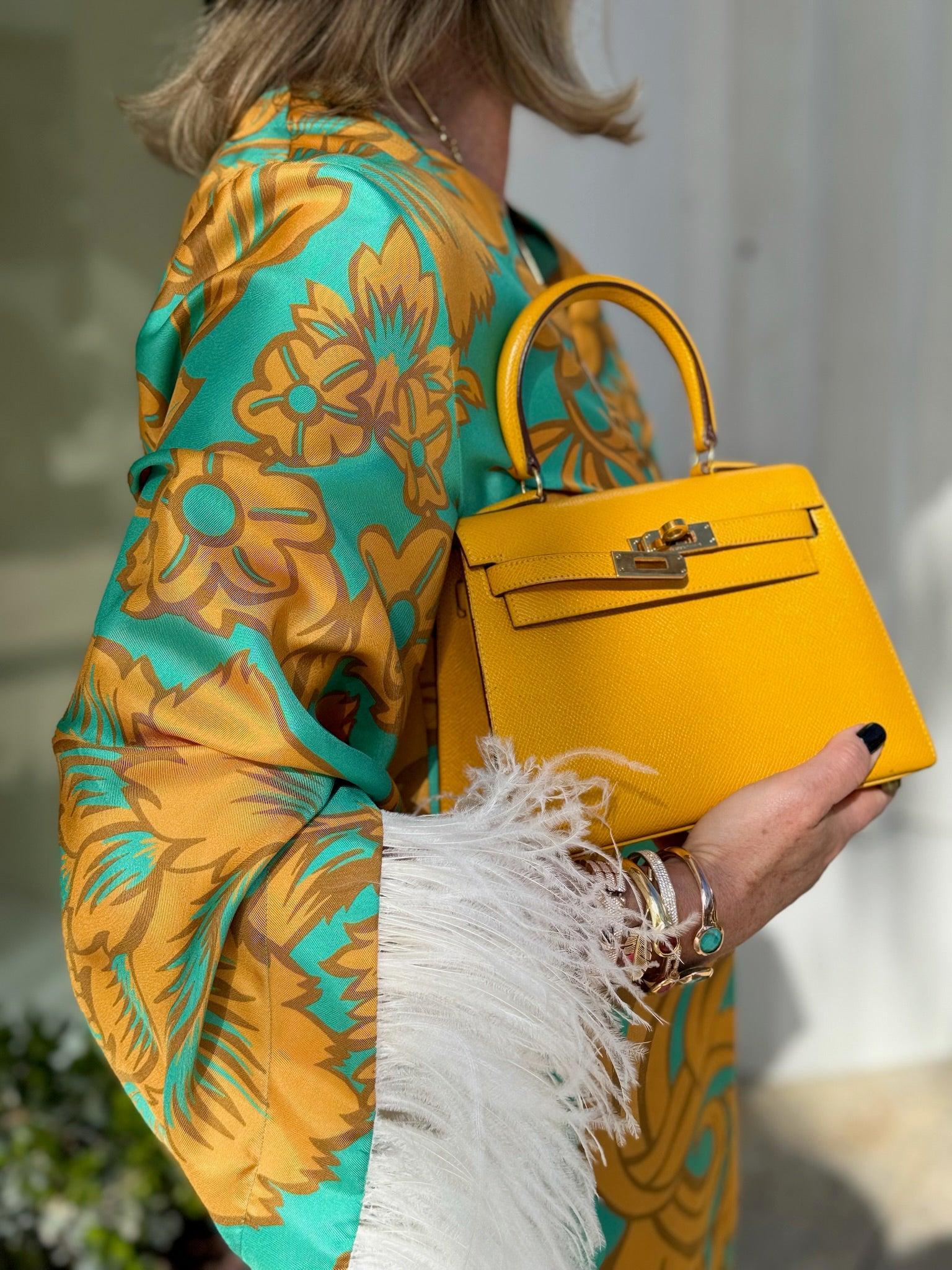 Hermès Kelly 20 Mini Sellier Jaune Courchevel leather Gold Hardware、mySite、garminoutage.com