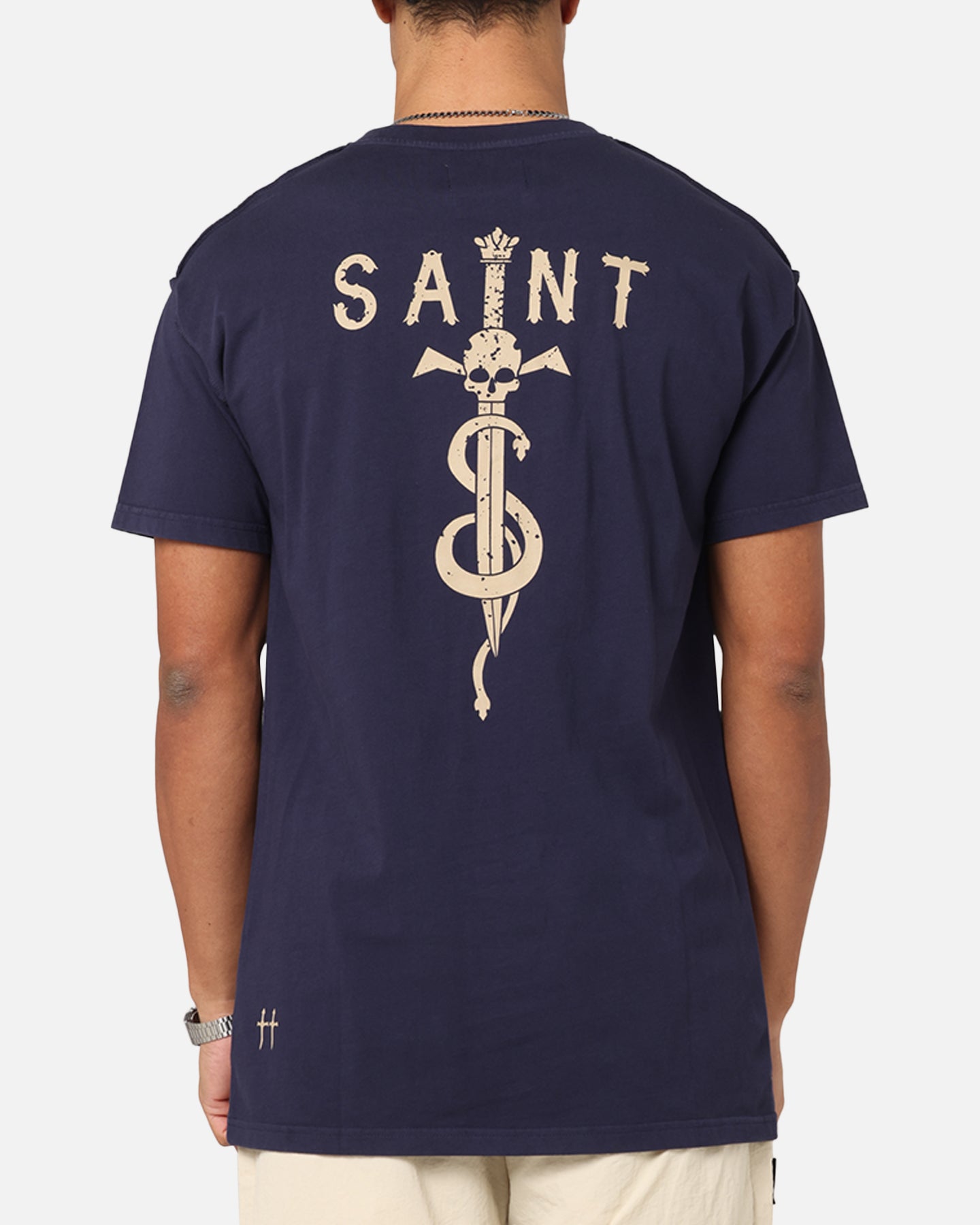 Saint Morta Daggers Lafayette T-Shirt Indigo、mySite、zt4zffjzw