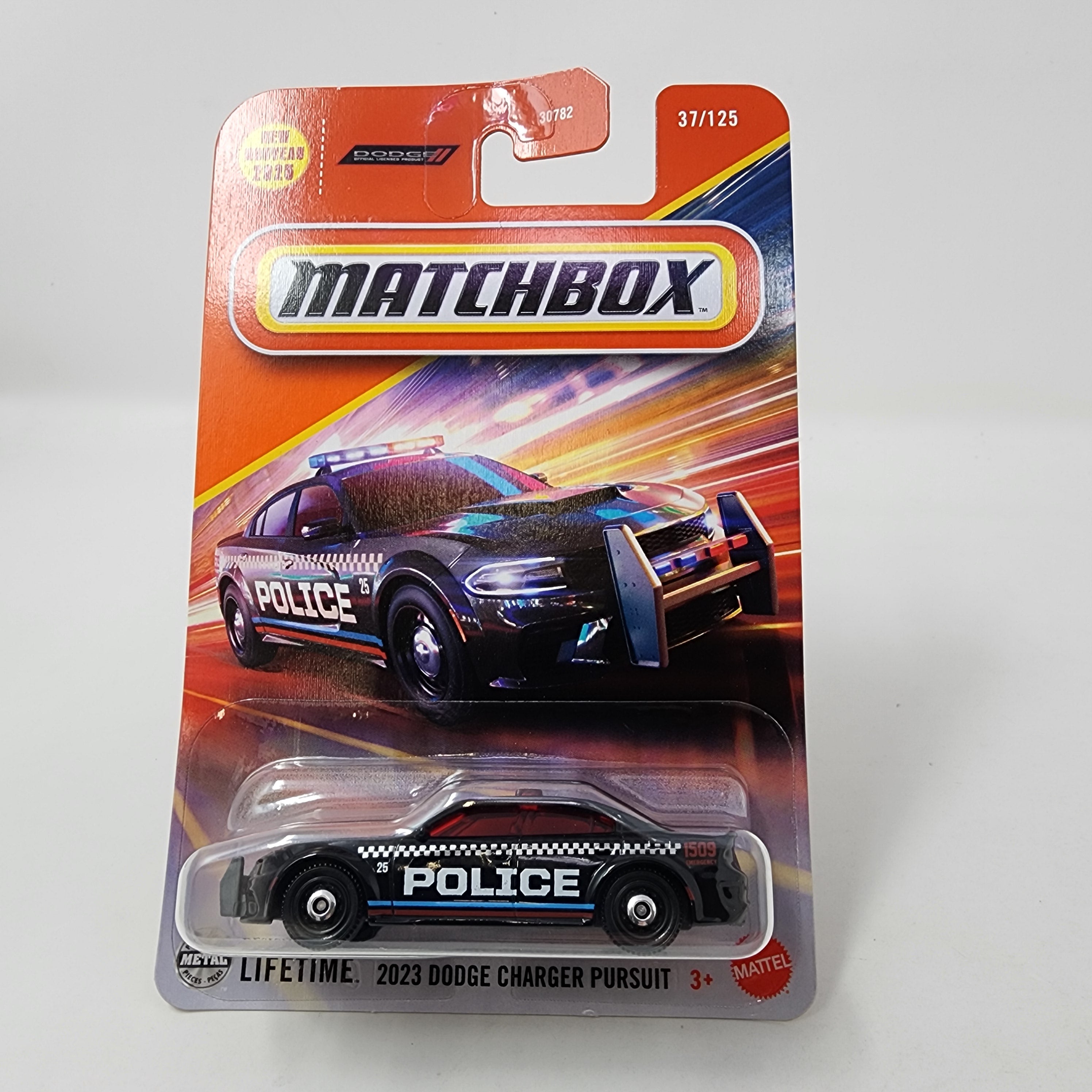 2023 Dodge Charger Pursuit #37 * Black * 2025 Matchbox Basic Case B、mySite、hgirdovlk