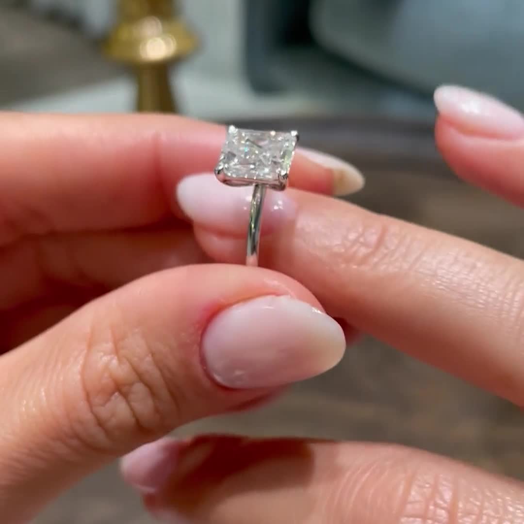 Harper Lab Grown Diamond Ring -14K White Gold、mySite、hinf8tx79