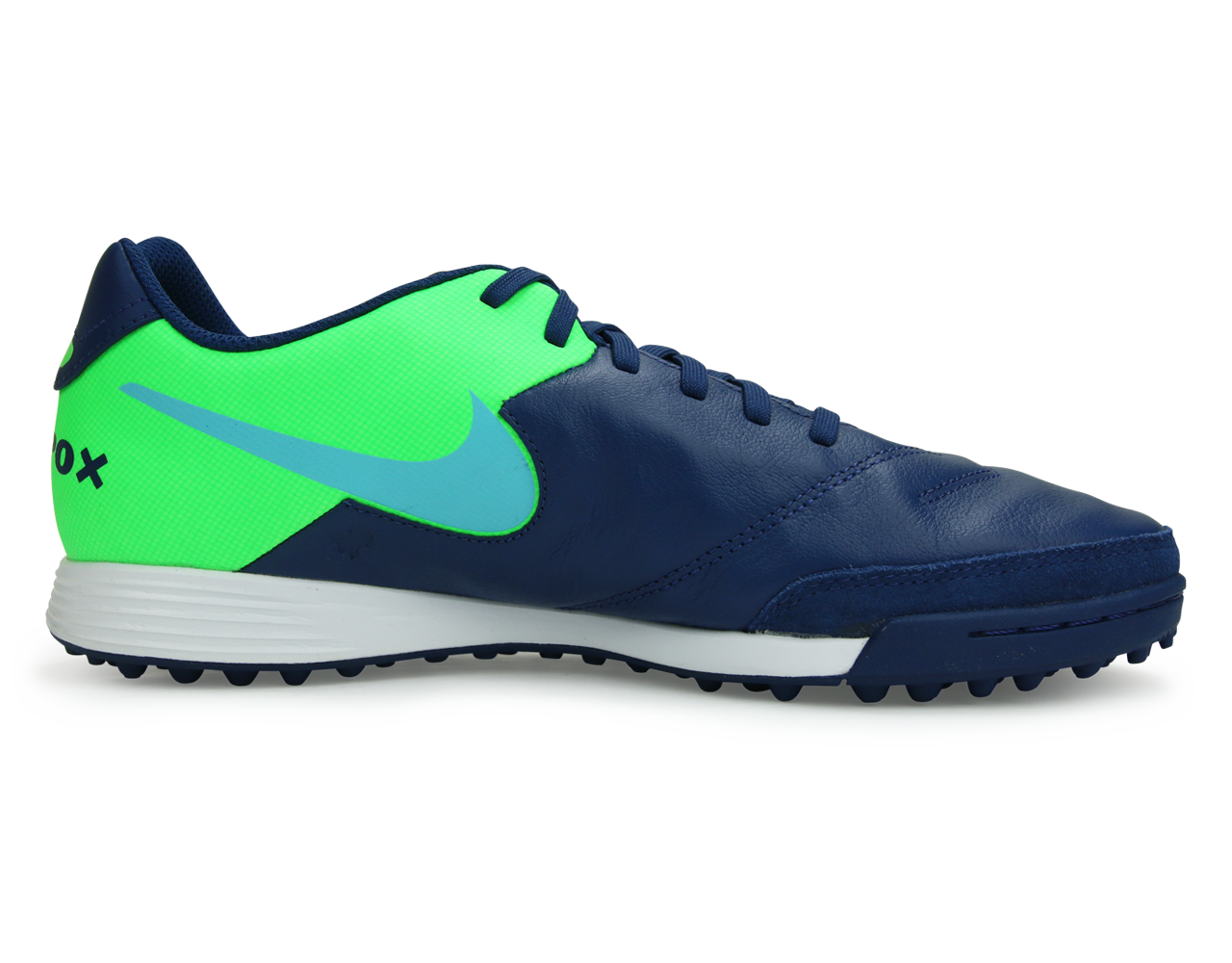 Nike Men's TiempoX Genio II Turf Shoes Costal Blue/Polarized Blue/Rage Green、mySite、noshort