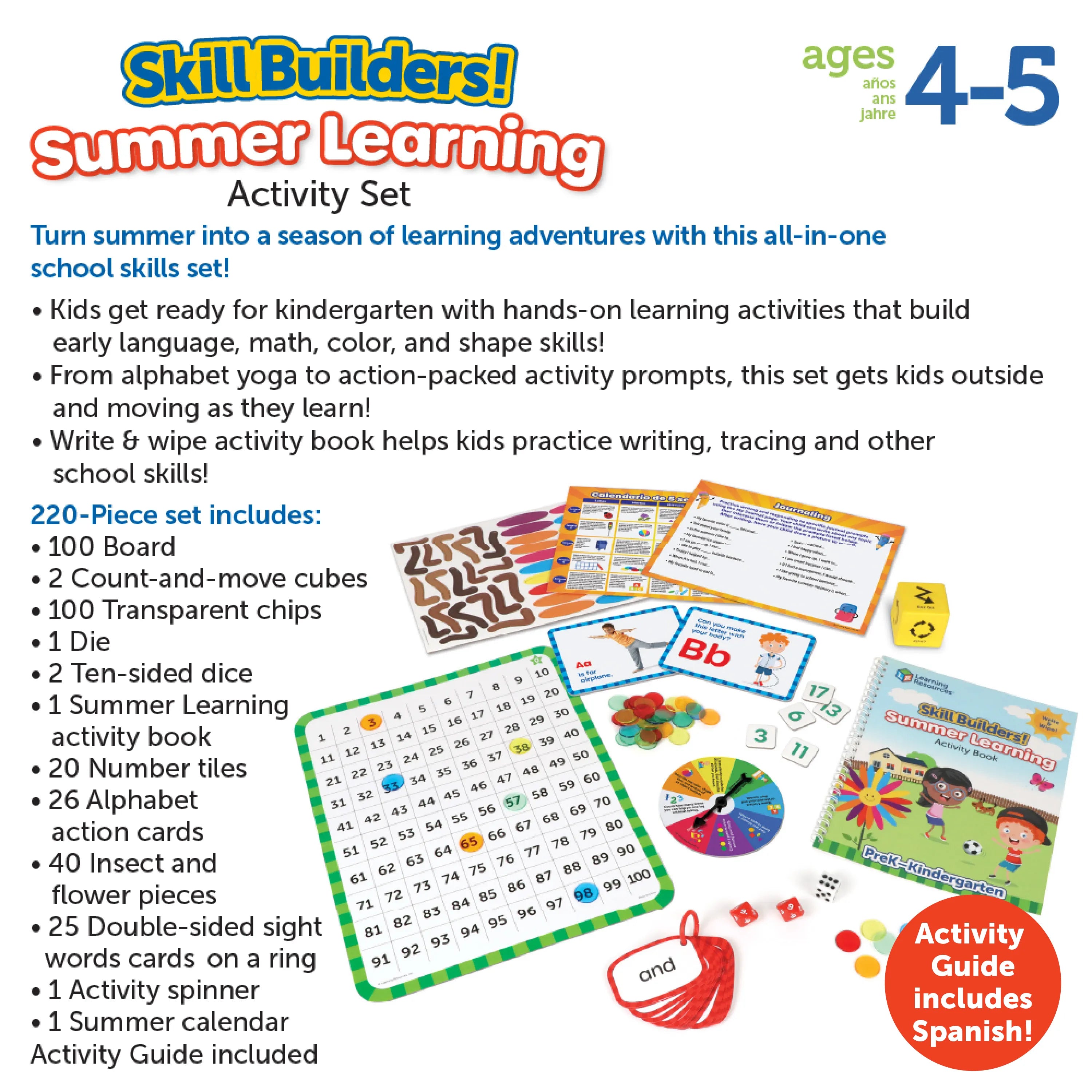 Skill Builders Summer Learning Activity Set - PreK-K、mySite、lovesweatpilates