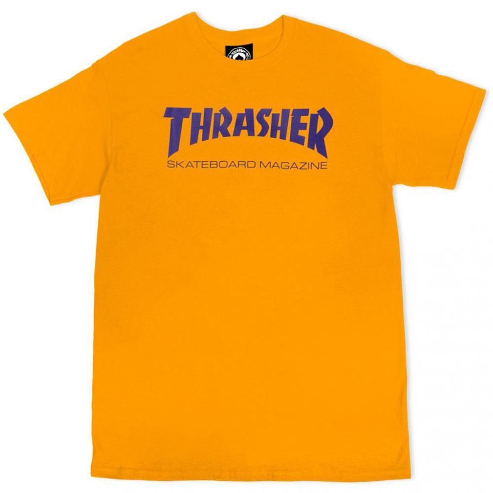  Thrasher Skate Mag T Shirt - Gold/Purple、mySite、merchandisen