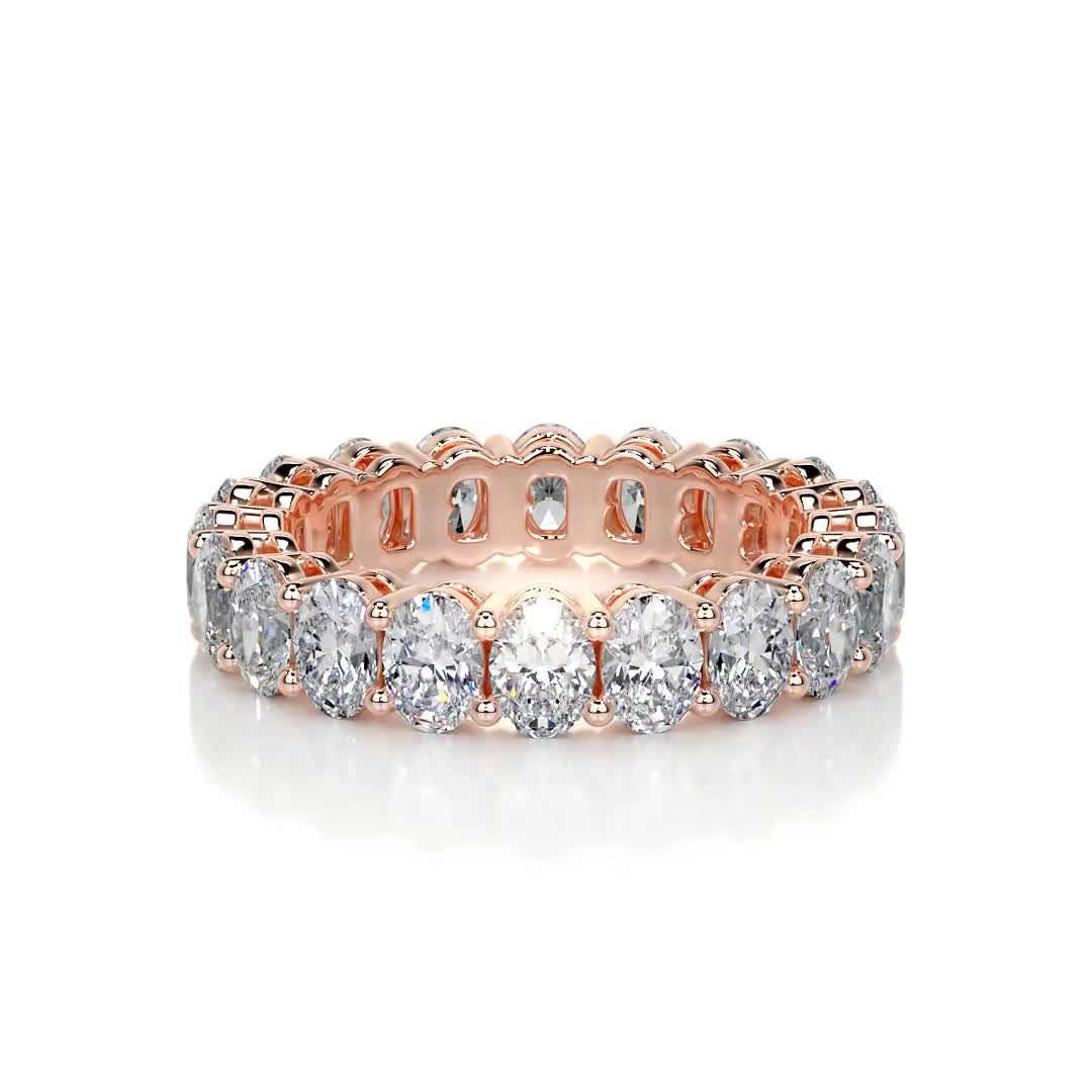Julia Lab Grown Diamond Wedding Ring -14K Rose Gold、mySite、hinf8tx79