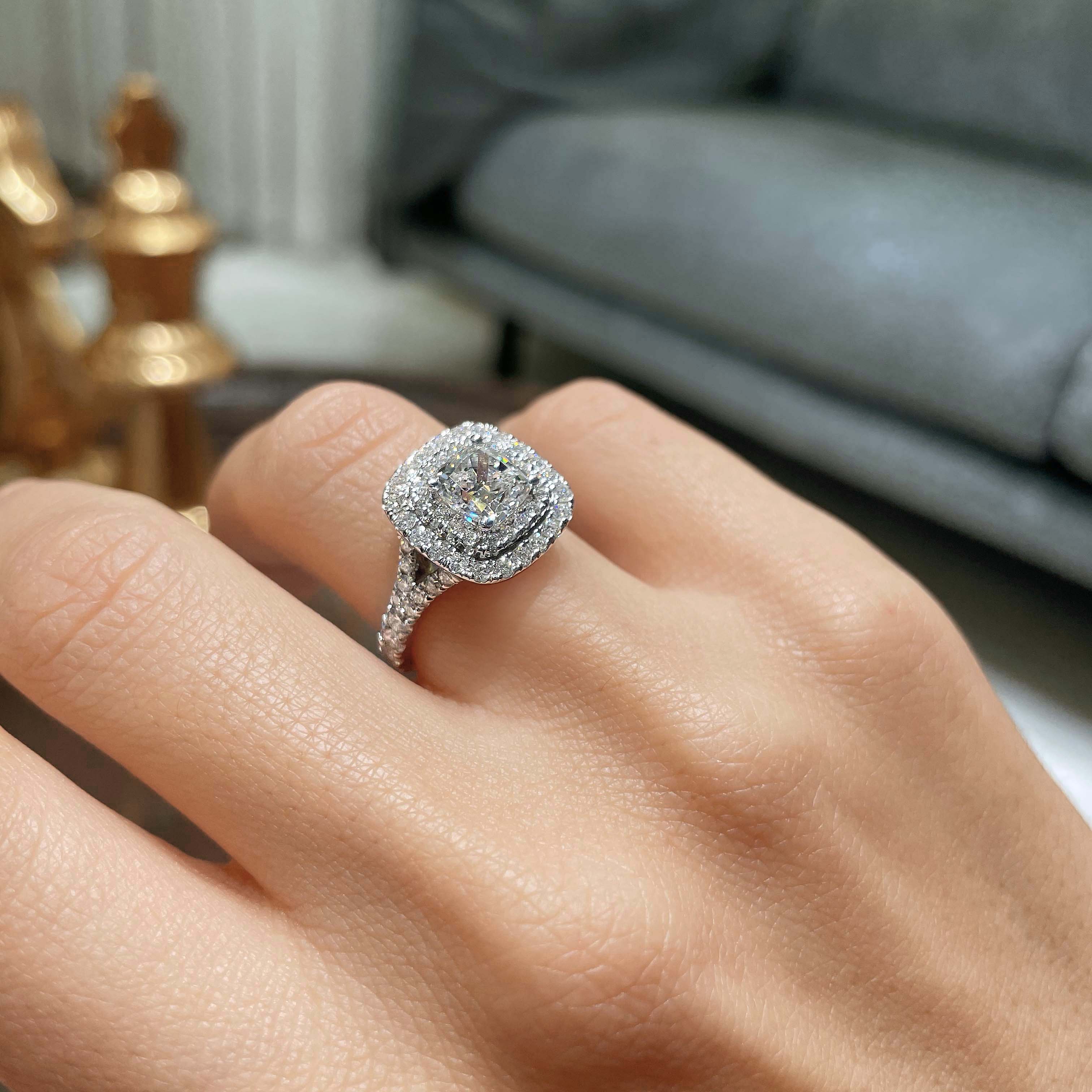 Tina Diamond Engagement Ring -Platinum、mySite、hinf8tx79