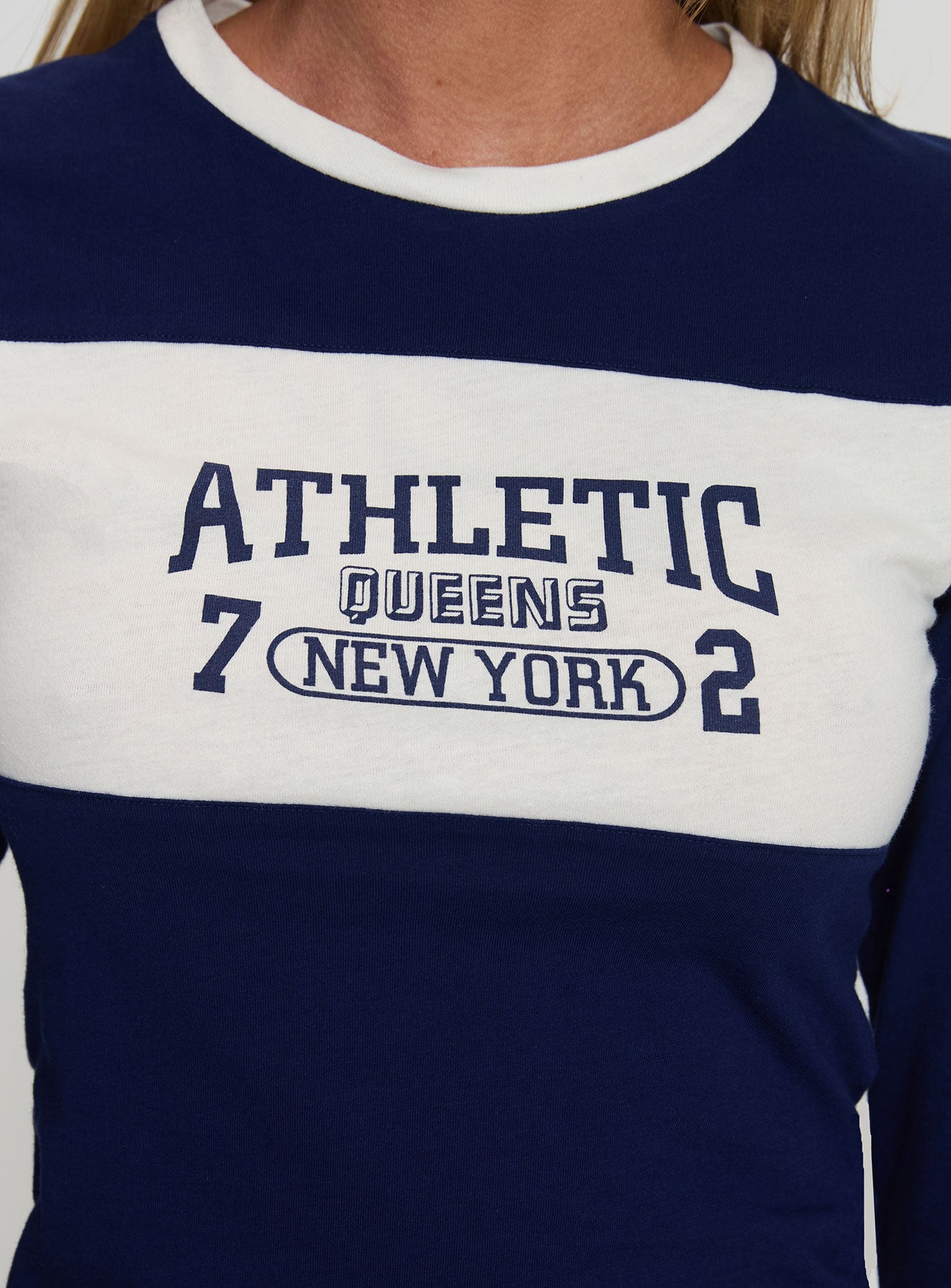 72 Athletic Long Sleeve Top Blue、mySite、solidvoid