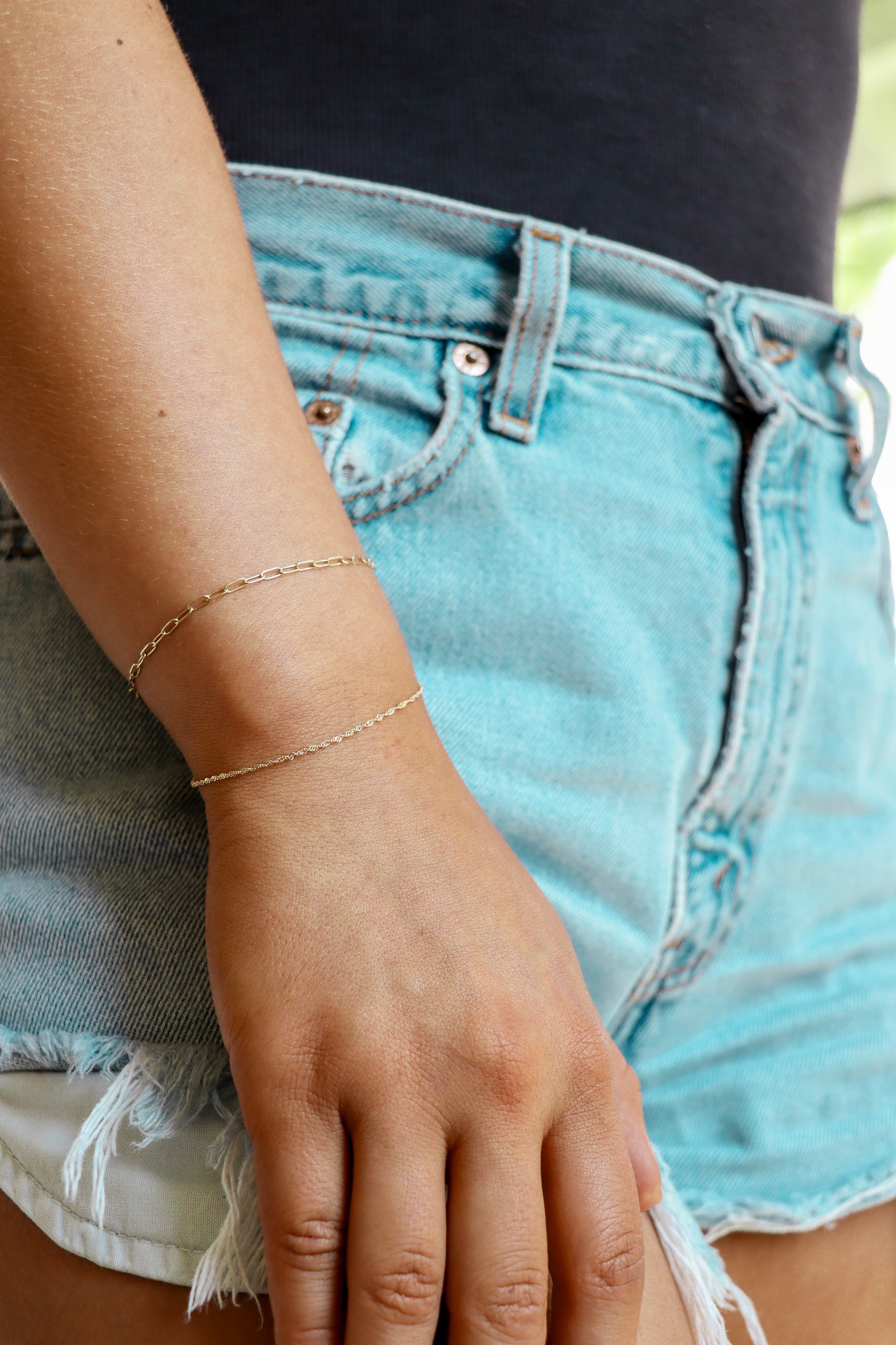 1.2 mm Singapore 14K Solid Gold Permanent Jewelry Chain - By the Inch / PMJ0008、mySite、dreamappss