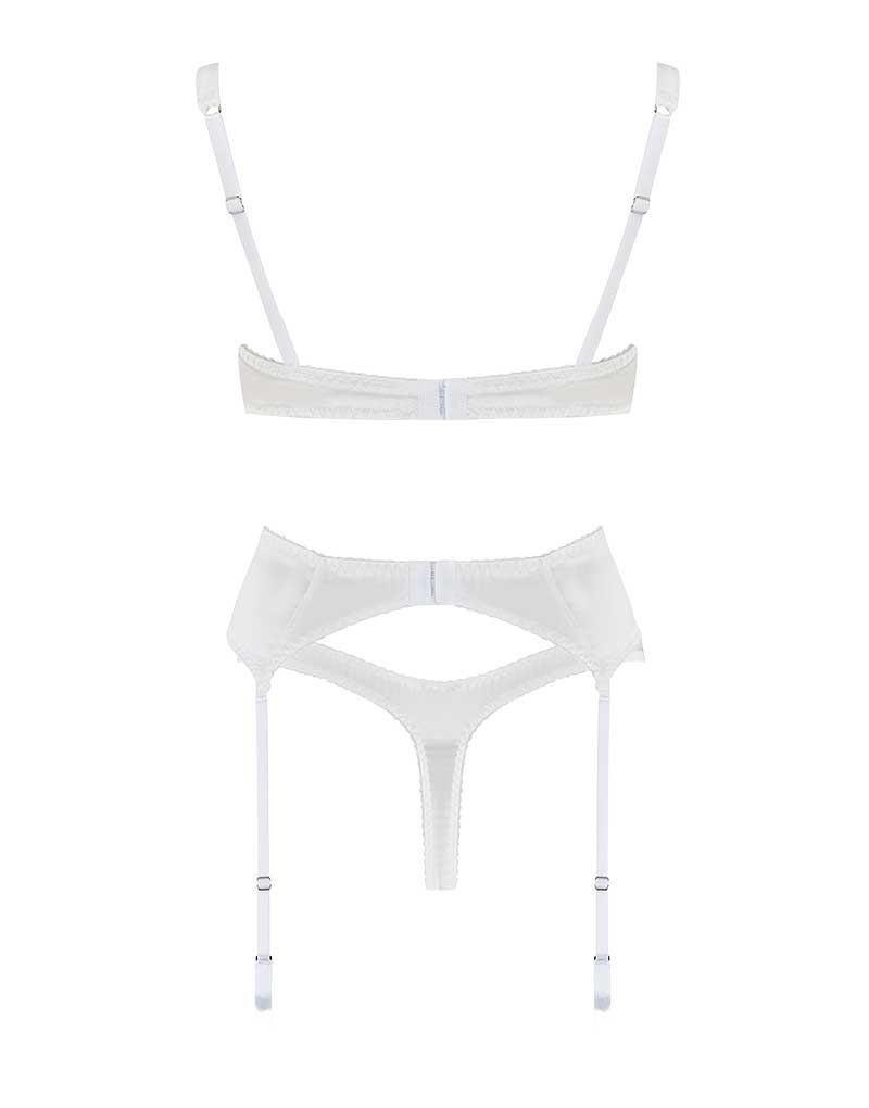 Signature White Balcony Bra, Thong & Suspender、mySite、justintrudeaud