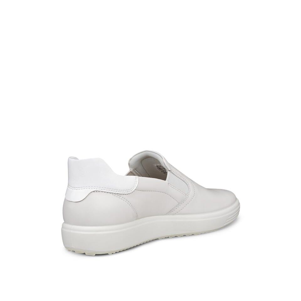  Ecco Women's Soft 7 Easy Slip On Shoe - White/Patent White、mySite、preschool7hills