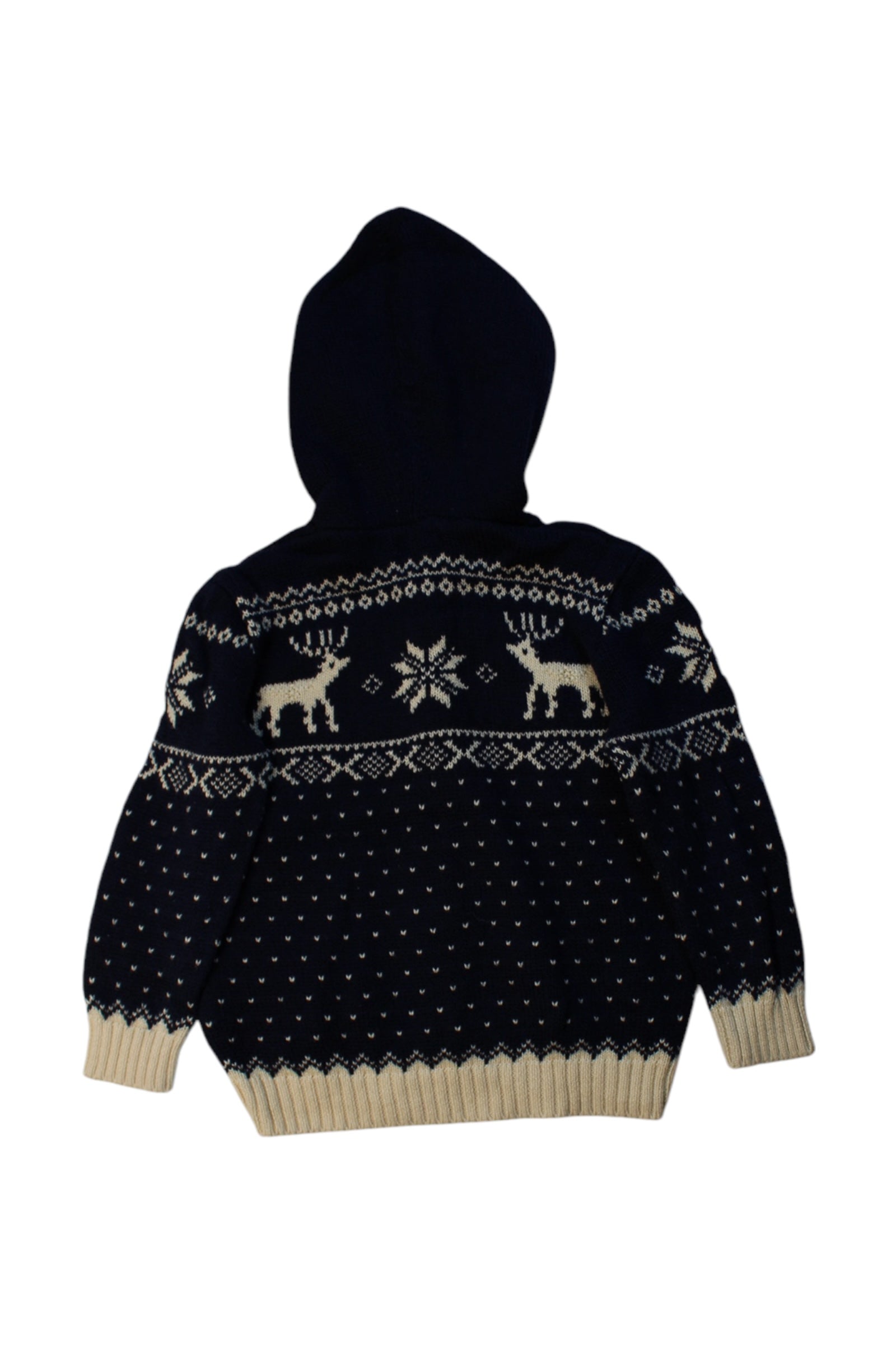 Ralph Lauren Hooded Cardigan With Reindeer Pattern Size 2T、mySite、g9winljtr