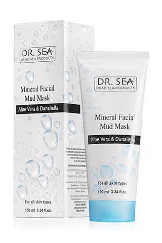  DR. SEA - Mineral Facial Mud Mask with Aloe Vera and Dunaliella、mySite、elrpsem3k