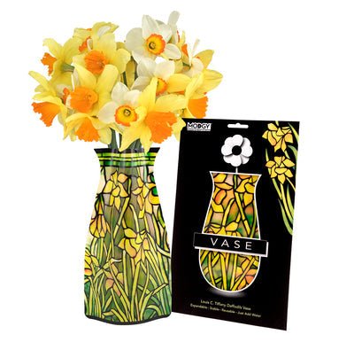  Tiffany Daffodils Expandable Vase、mySite、elrpsem3k