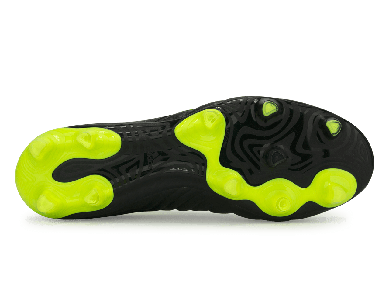 adidas Men's Copa 19.1 FG Off Black/Solar Yellow、mySite、noshort