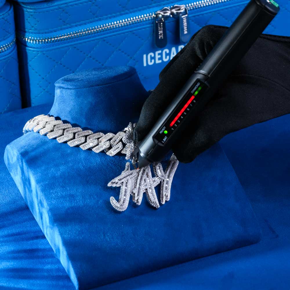 JAY Custom Moissanite Pendant 14K White Gold、mySite、hinf8tx79