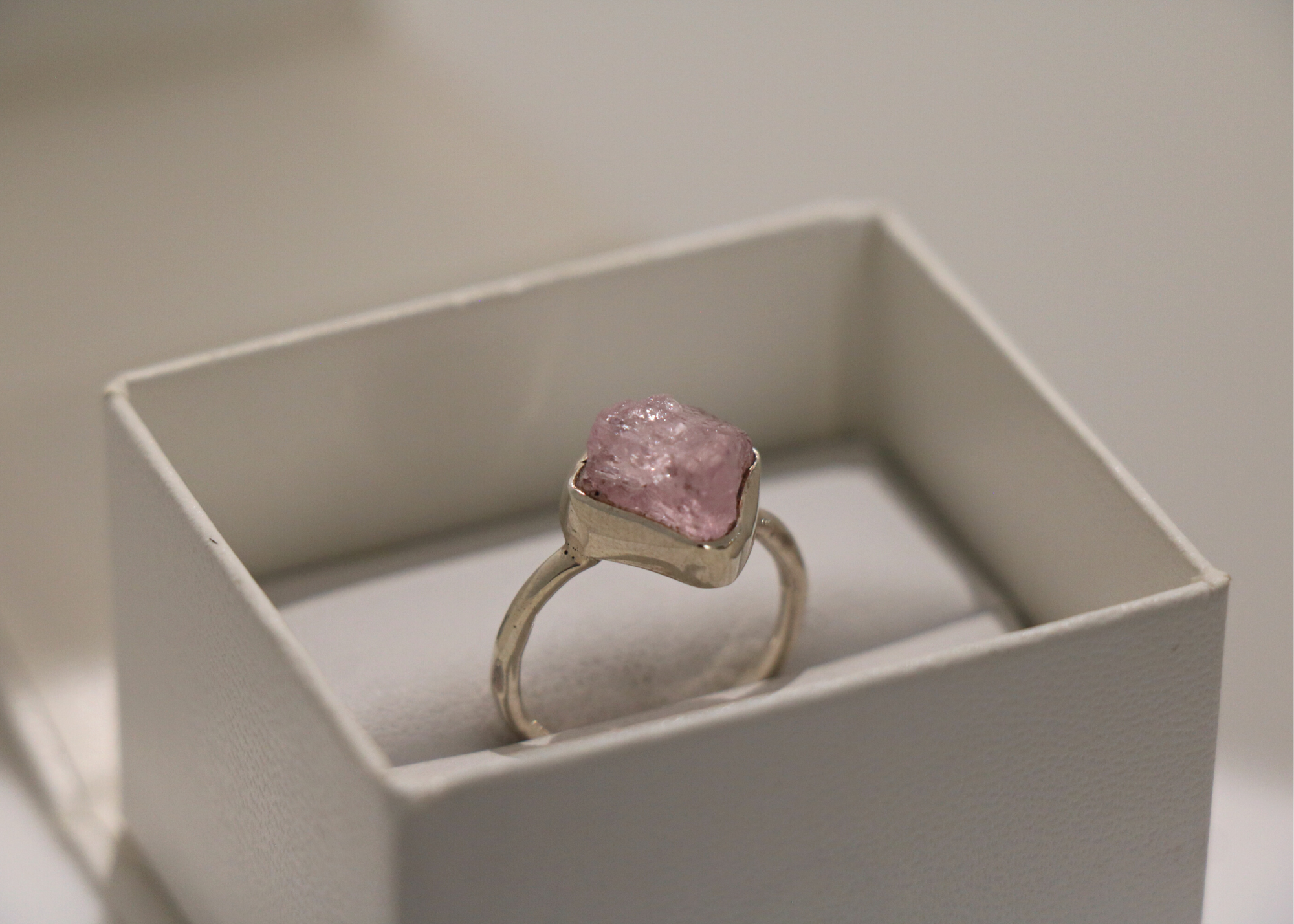 Rose Quartz Ring (Sterling Silver)、mySite、topwebapps