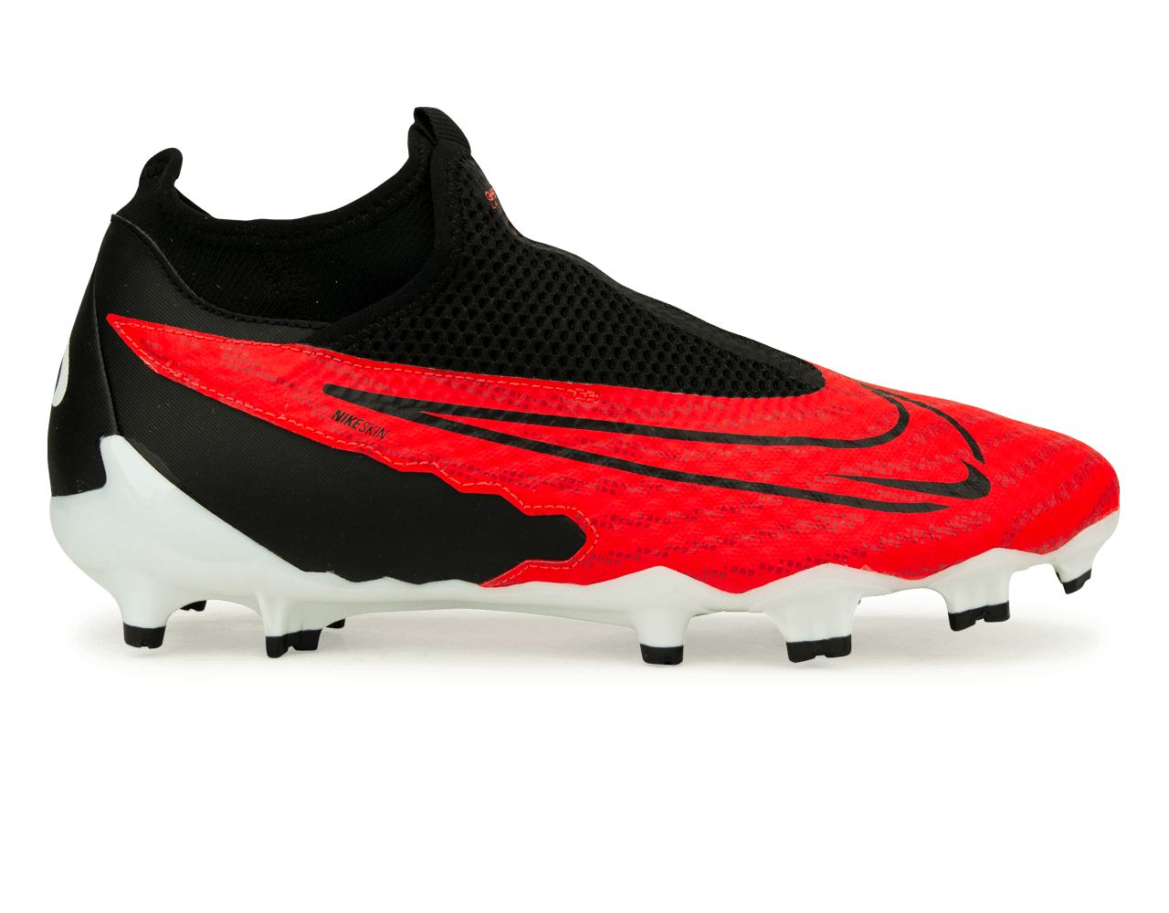 Nike Men's Phantom GX Academy DF FG/MG Red/Black、mySite、noshort