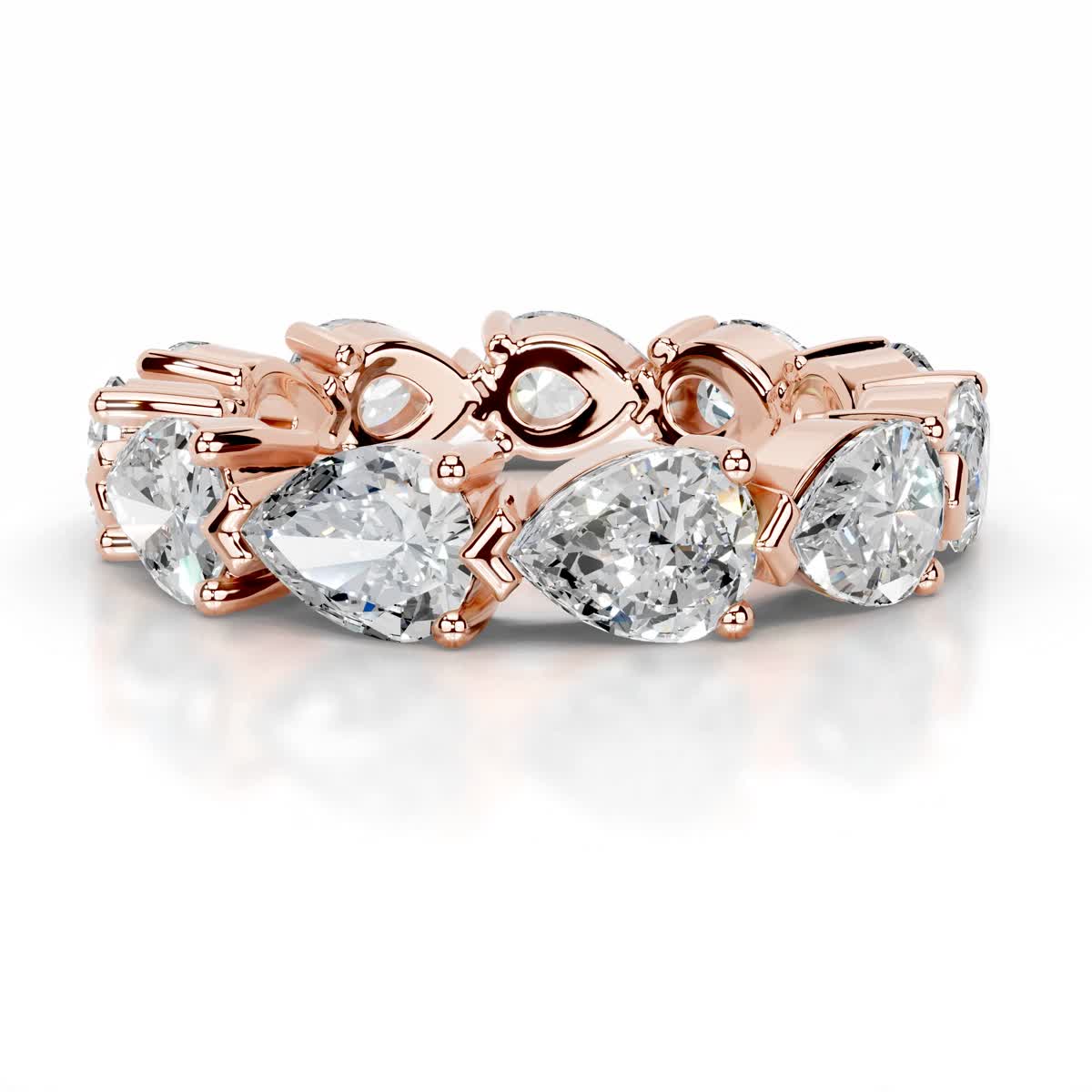 Tyrell Diamond Wedding Ring (4.50 Carat) -14K Rose Gold、mySite、hinf8tx79