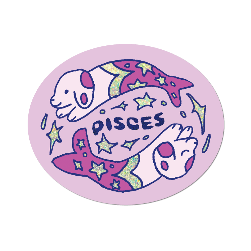  Pisces Zodiac Vinyl Sticker Decals、mySite、ghnorth