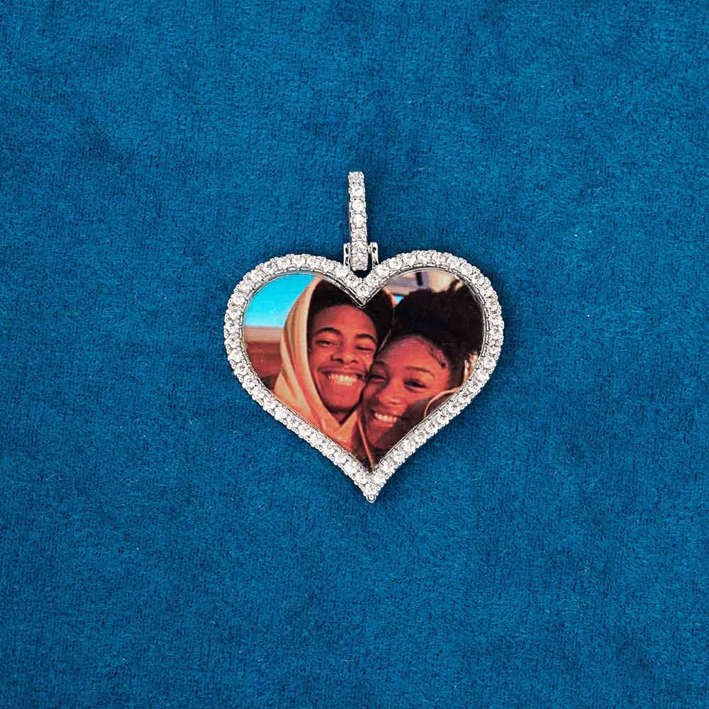 Custom Heart Picture Pendant 14K Gold、mySite、hinf8tx79