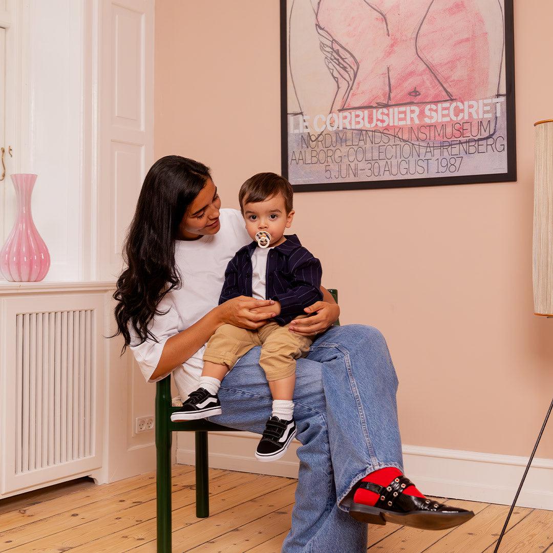  BIBS Studio Latex Pacifier - 2 Pack - Ivory Steel Blue Mix - Pin、mySite、merchandisen