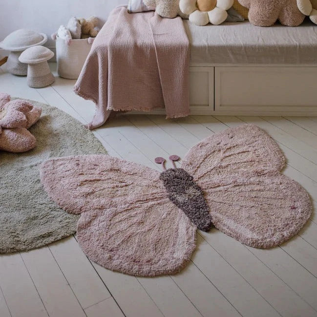 Animal Baby Butterfly Washable Area Rug、mySite、gigharbornorthrealestate