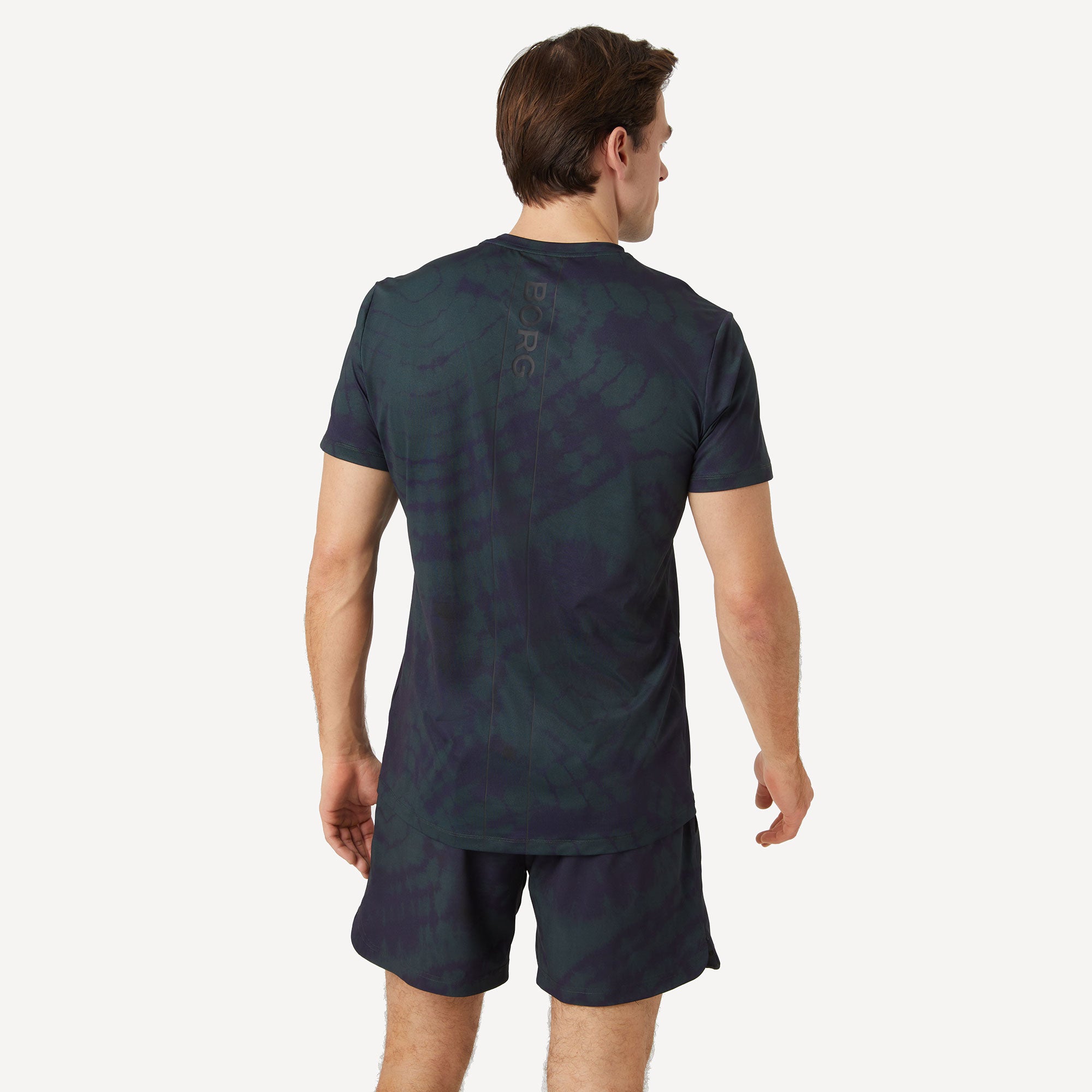 Bj枚rn Borg Ace Men's Tie Dye Tennis Shirt、mySite、neckold