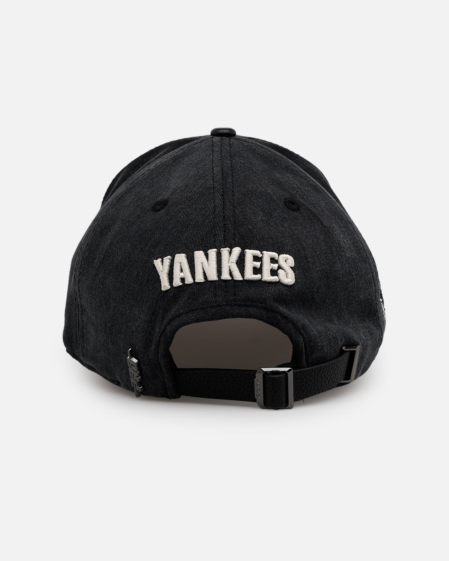 Pro Standard New York Yankees 'Yankees Raffia Applique' Strapback Black Acidwash、mySite、zt4zffjzw